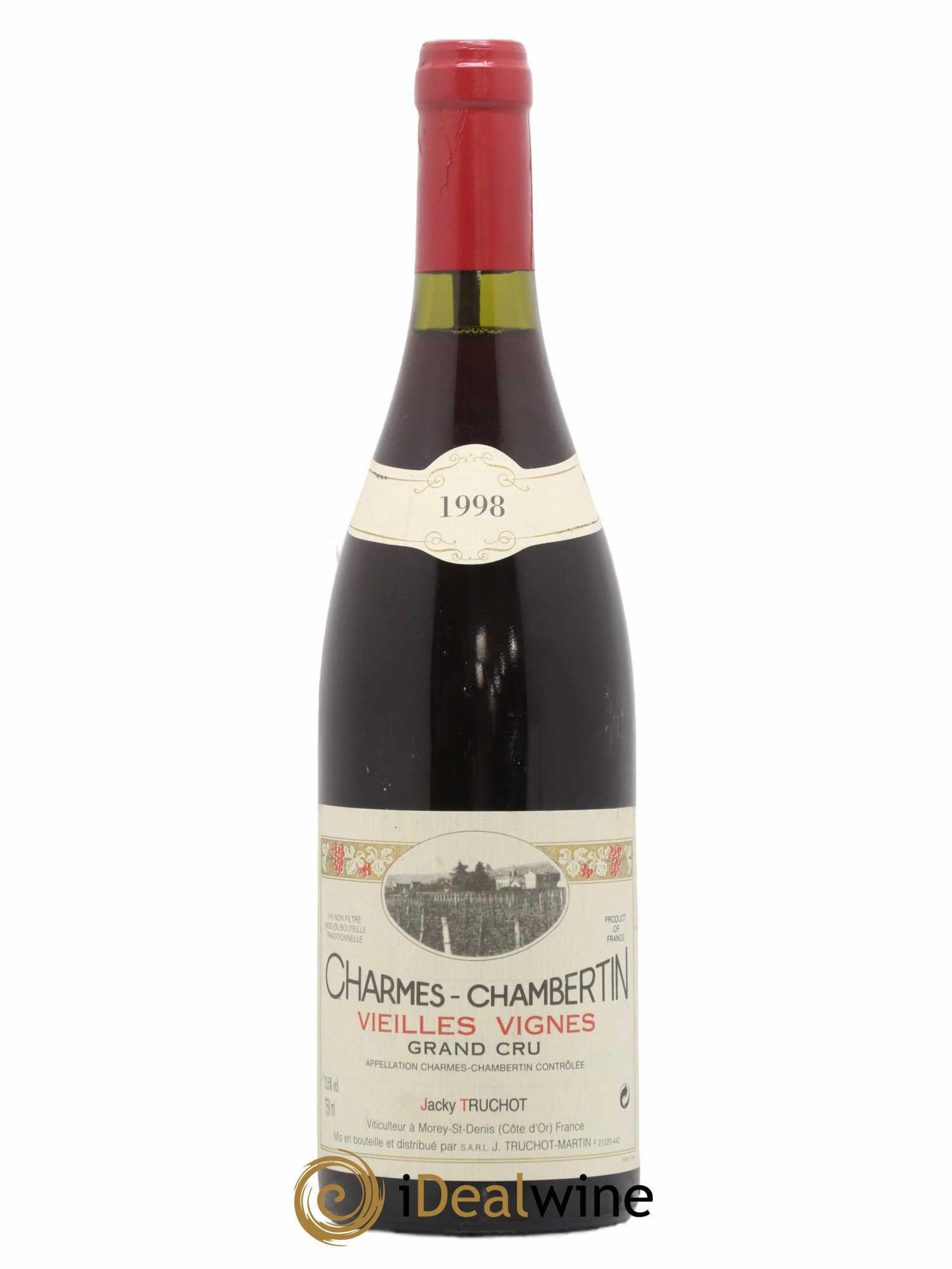 Charmes-Chambertin Grand Cru Vieilles Vignes Jacky Truchot 1998 - Lot de 1 bouteille - 0