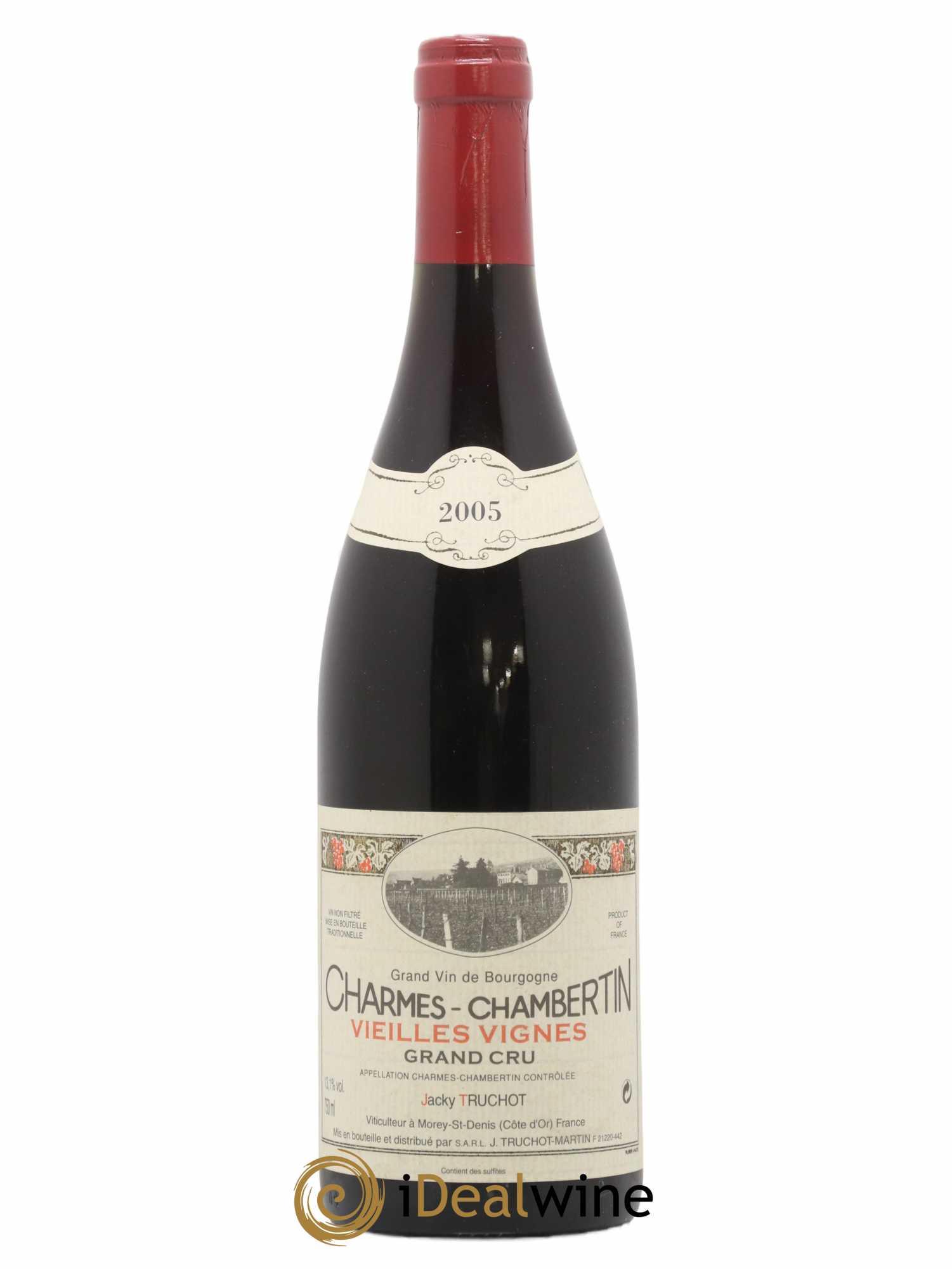 Charmes-Chambertin Grand Cru Vieilles Vignes Jacky Truchot 2005 - Lot de 1 bouteille - 0