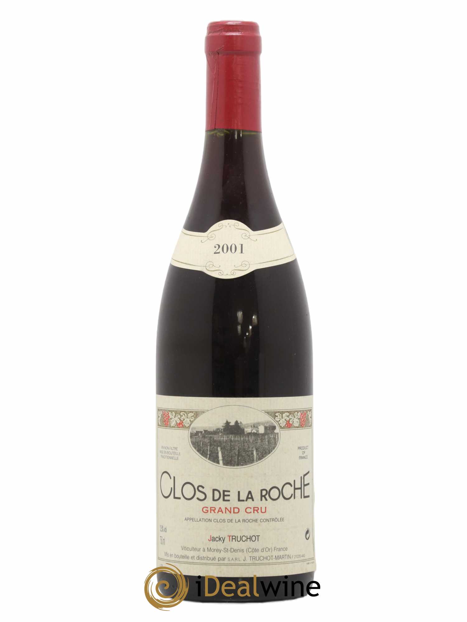 Clos de la Roche Grand Cru Jacky Truchot 2001 - Lot de 1 bouteille - 0