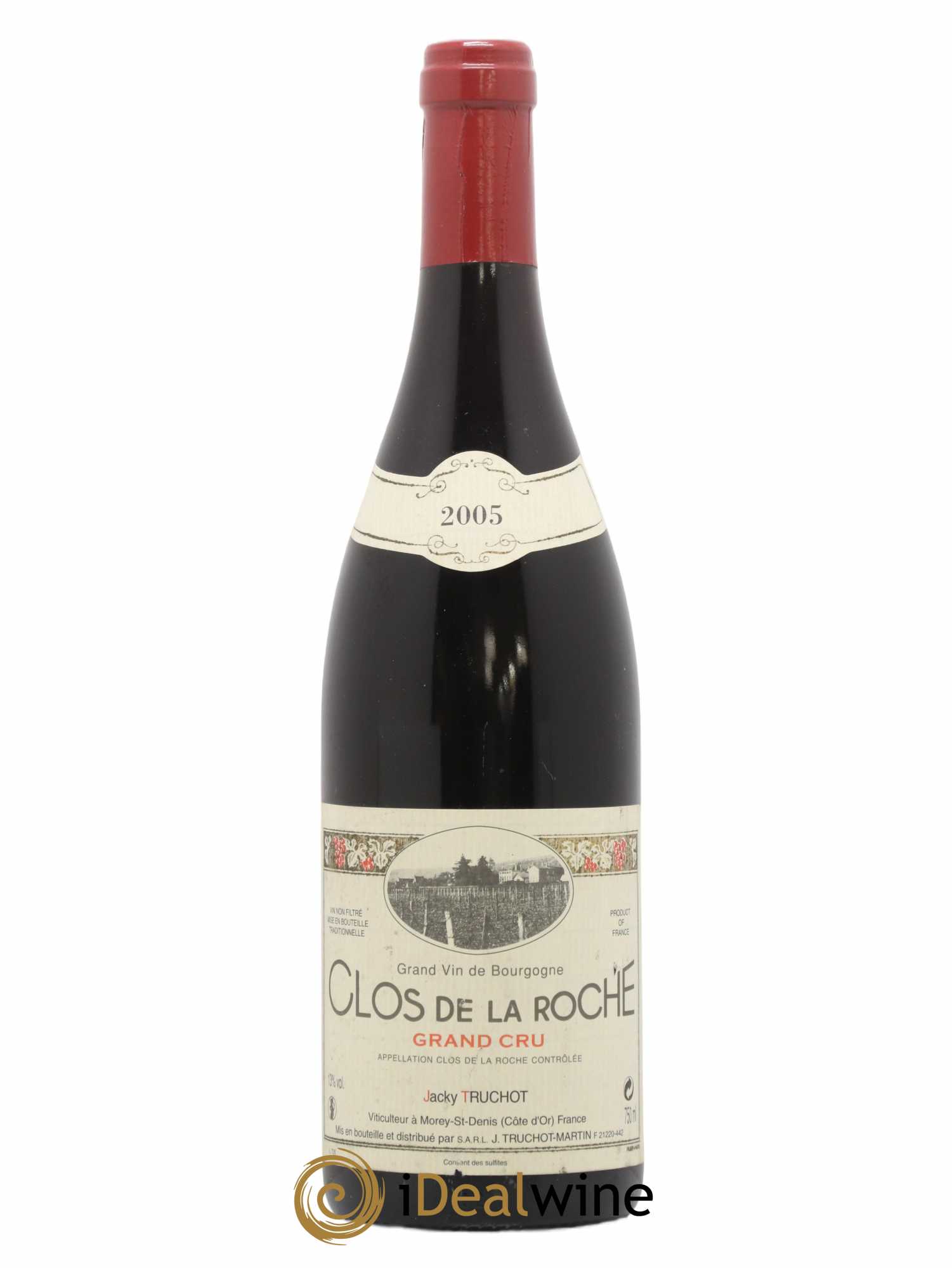 Clos de la Roche Grand Cru Jacky Truchot 2005 - Lot de 1 bouteille - 0