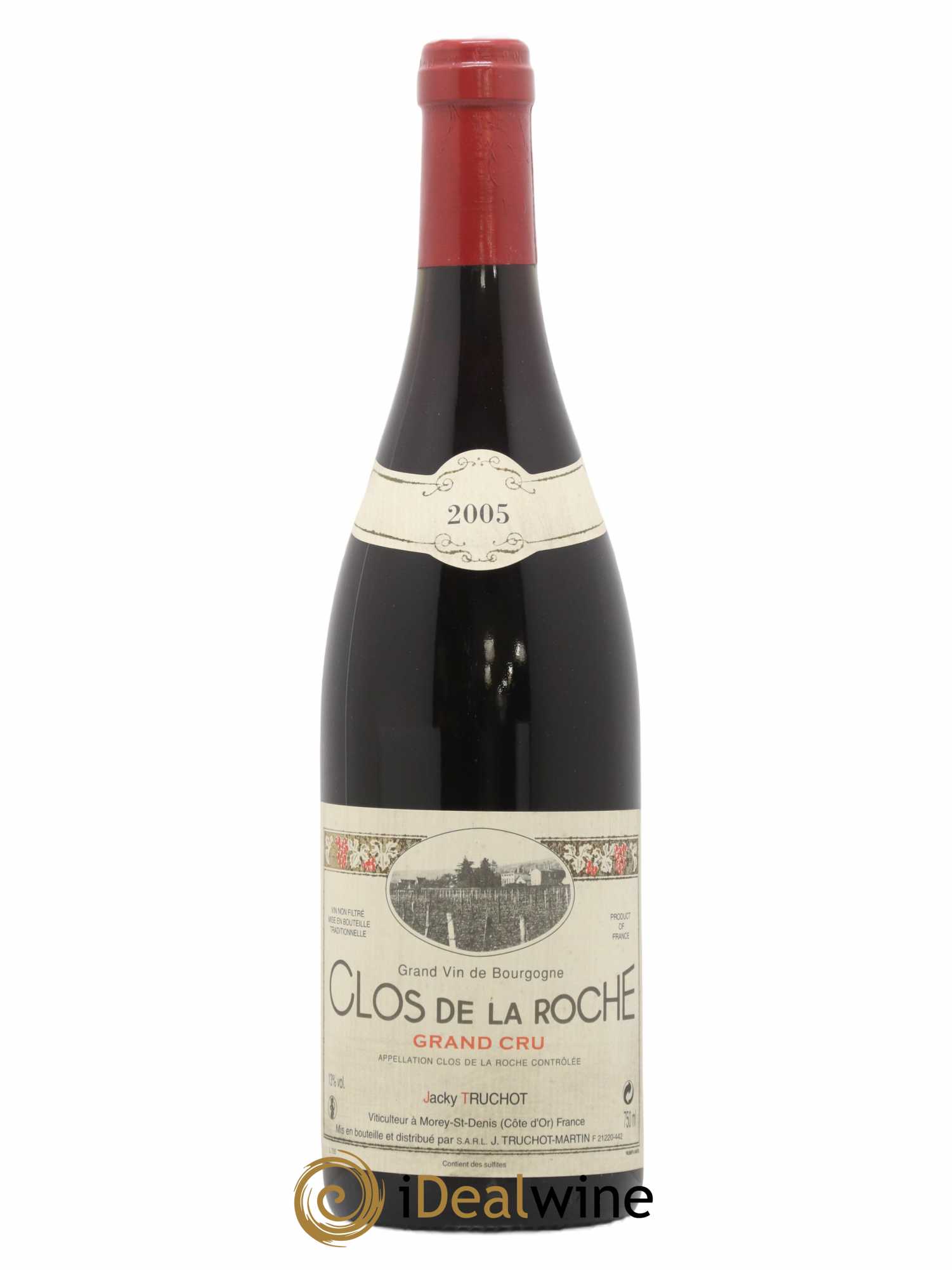 Clos de la Roche Grand Cru Jacky Truchot 2005 - Lot de 1 bouteille - 0