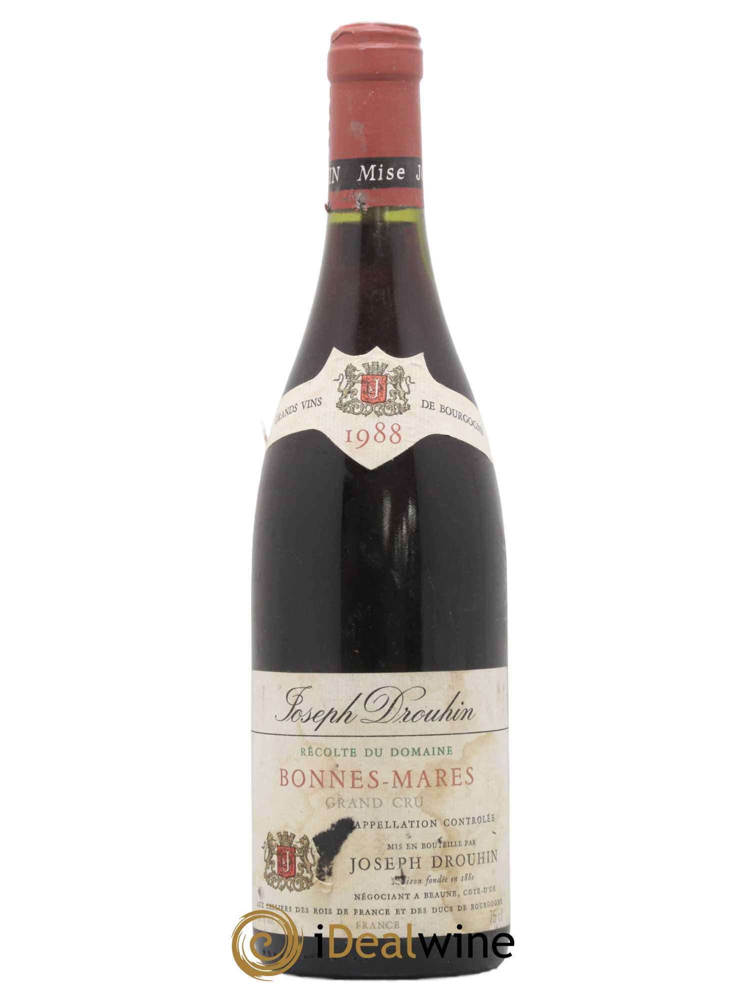 Bonnes-Mares Grand Cru Joseph Drouhin 1988 - Lot de 1 bouteille - 0