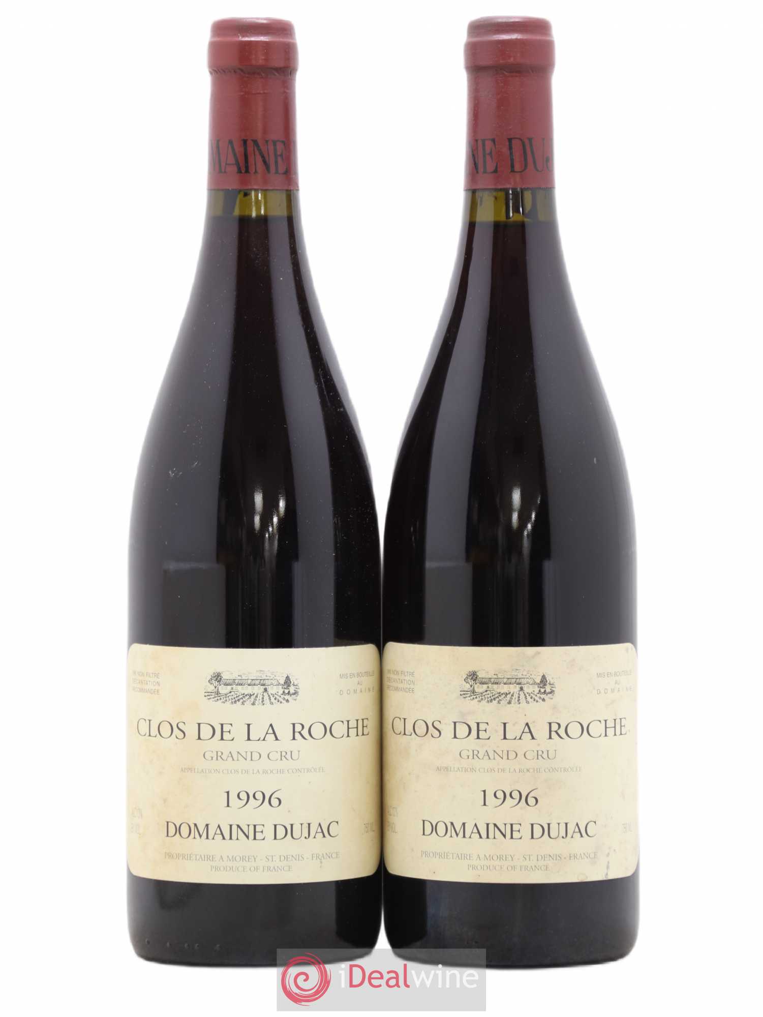 Clos de la Roche Grand Cru Dujac (Domaine) 1996 - Lot de 2 bouteilles - 0