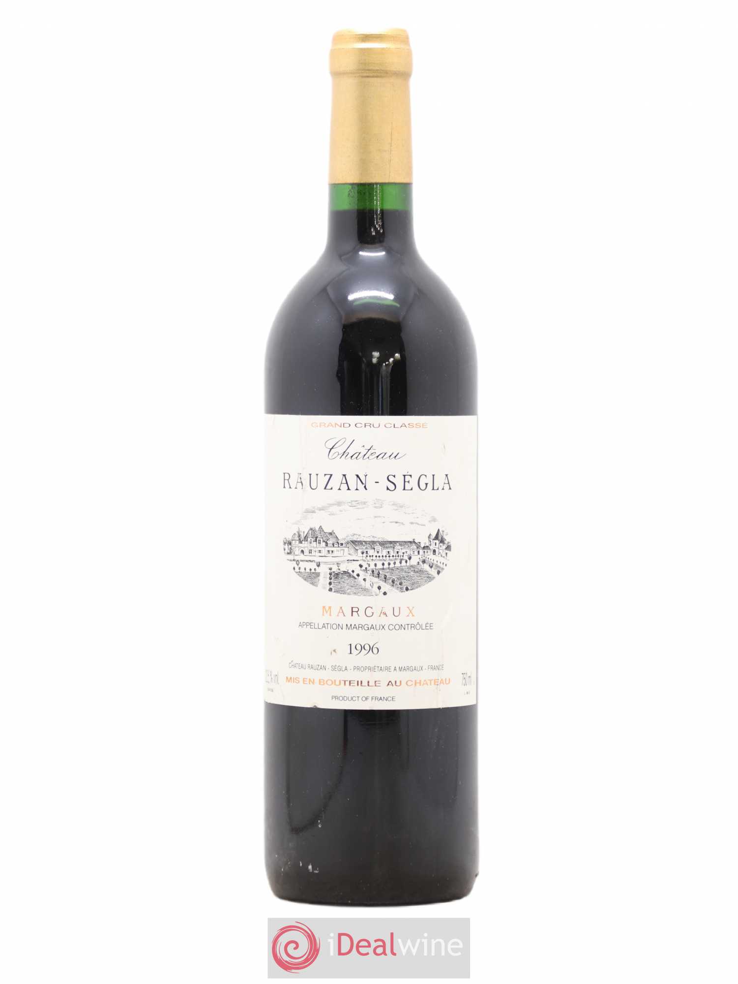 Château Rauzan Ségla Grand Cru Classé 1996 - Lot de 1 bouteille - 0