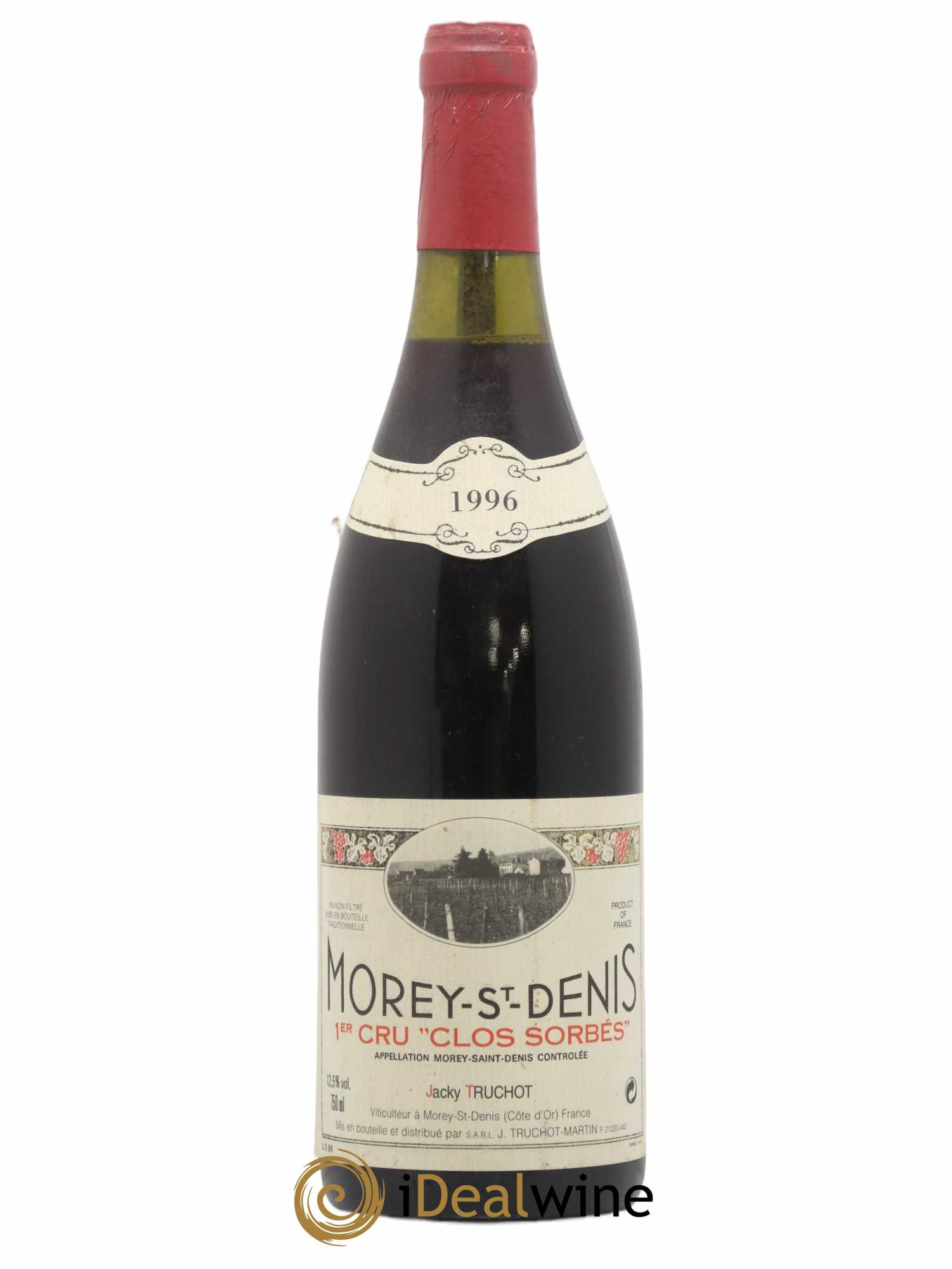Morey-Saint-Denis 1er Cru Clos Sorbés Jacky Truchot 1996 - Lot de 1 bouteille - 0