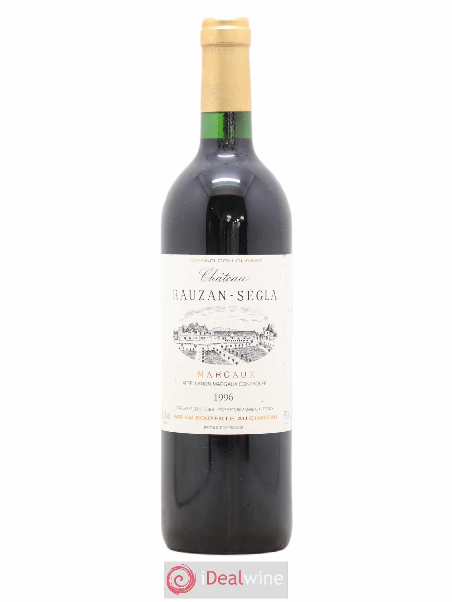 Château Rauzan Ségla Grand Cru Classé 1996 - Lot de 1 bouteille - 0