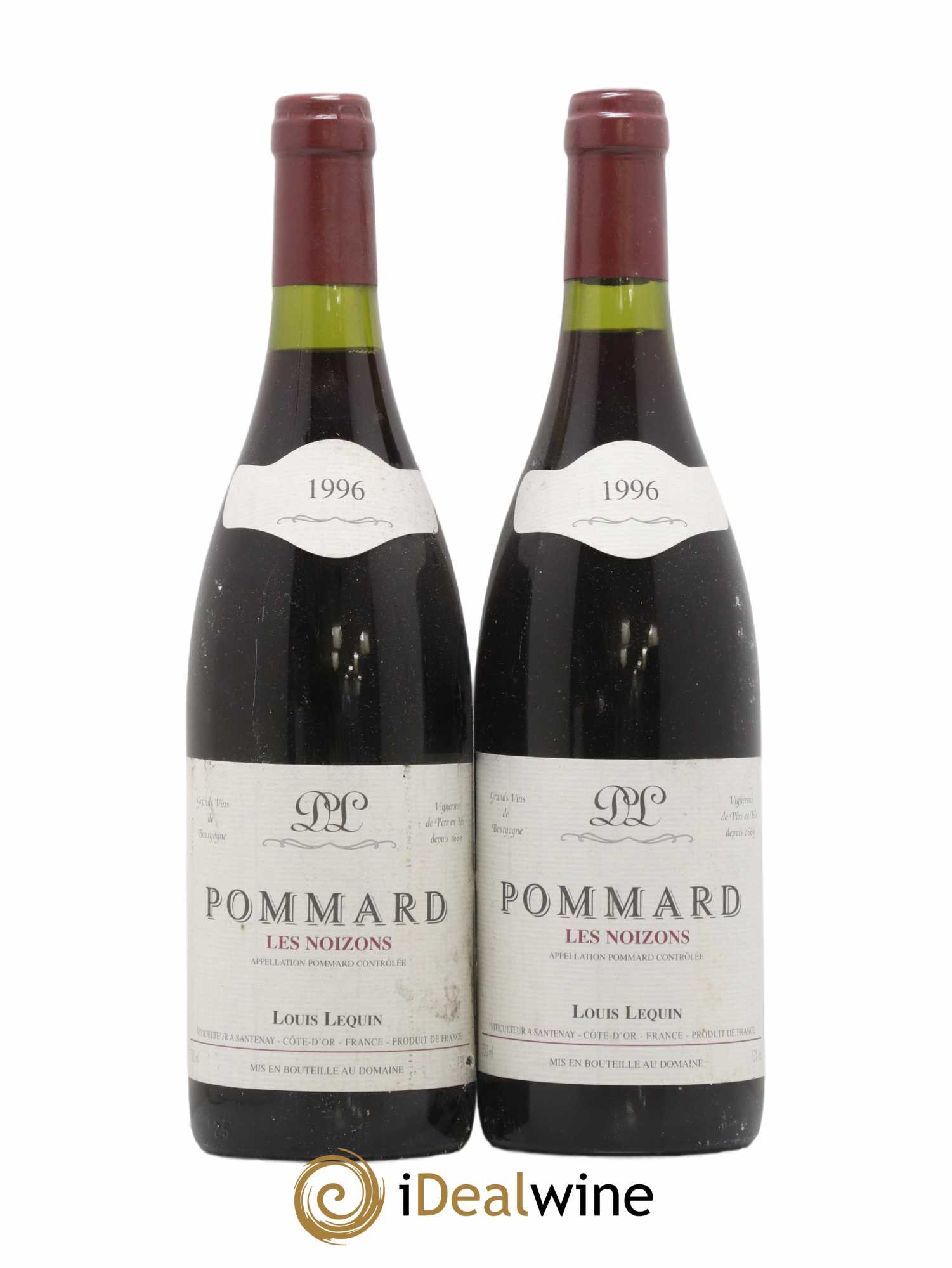 Pommard Les Noizons Lequin 1996 - Lot de 2 bouteilles - 0