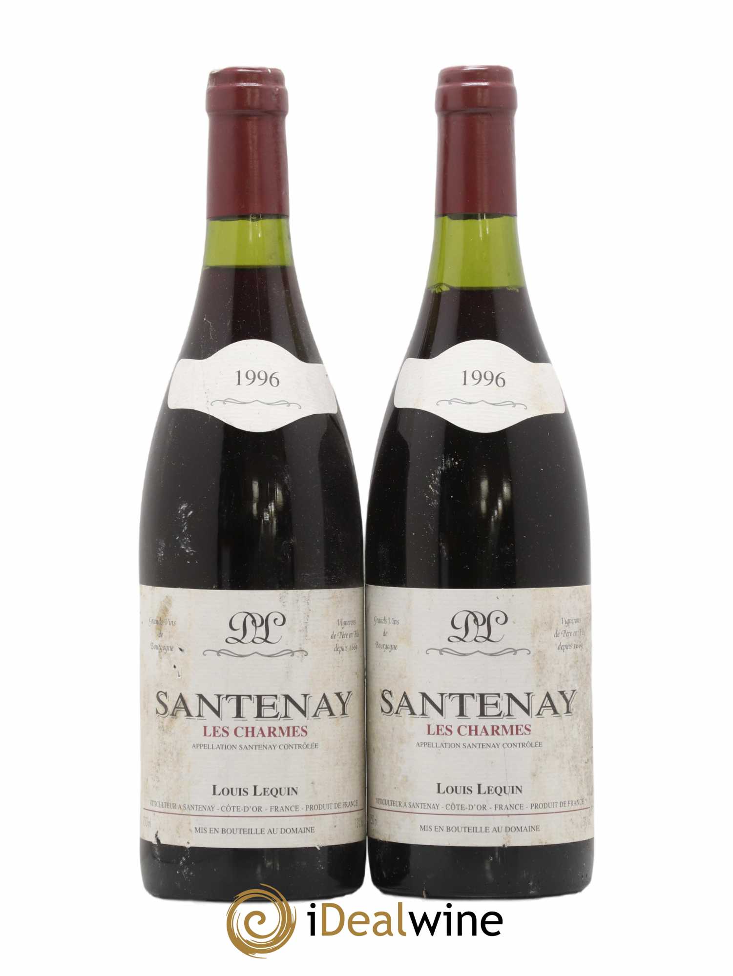 Santenay Les Charmes Lequin (sans prix de réserve) 1996 - Posten von 2 Flaschen - 0