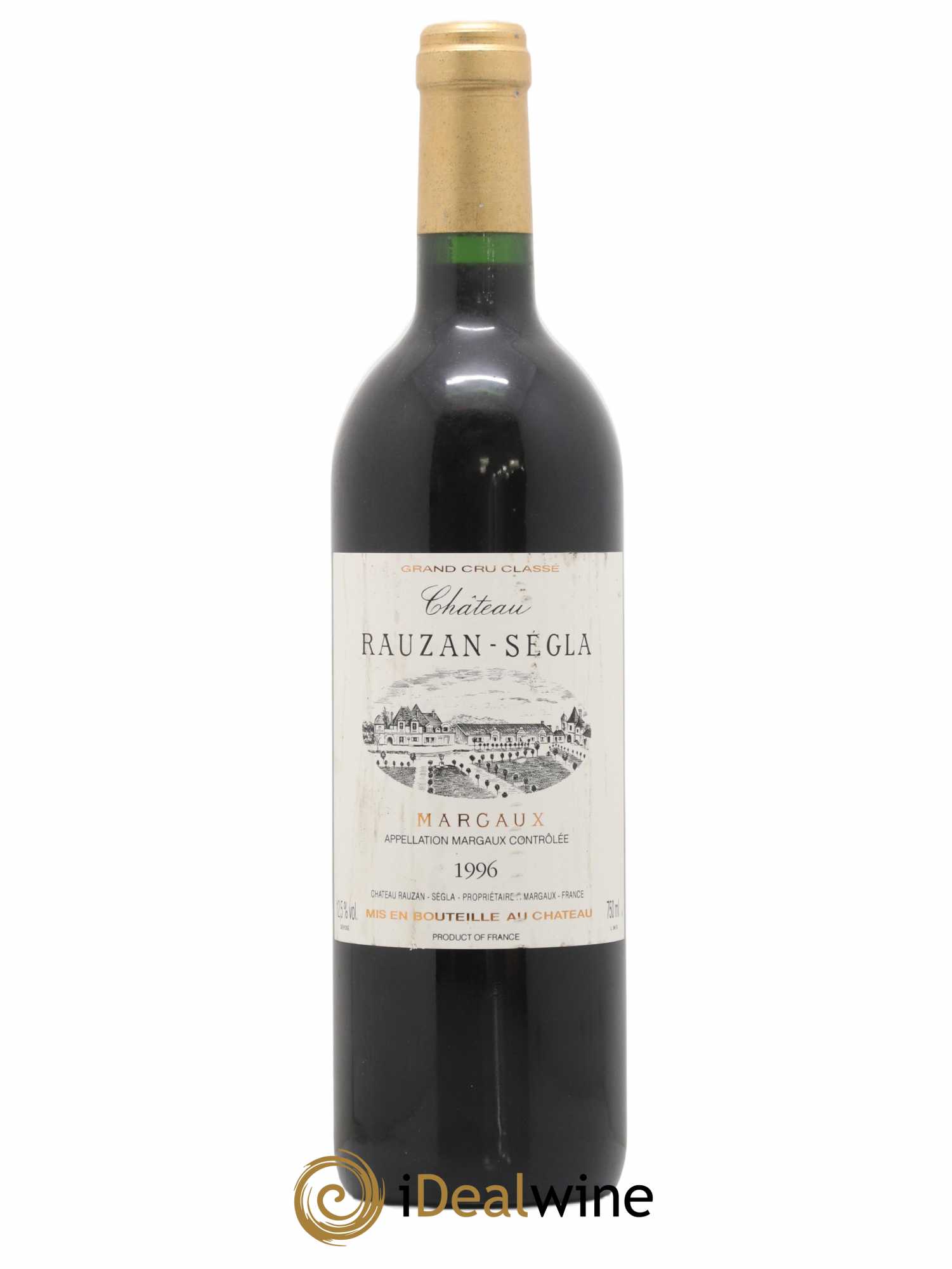 Château Rauzan Ségla Grand Cru Classé 1996 - Lot de 1 bouteille - 0