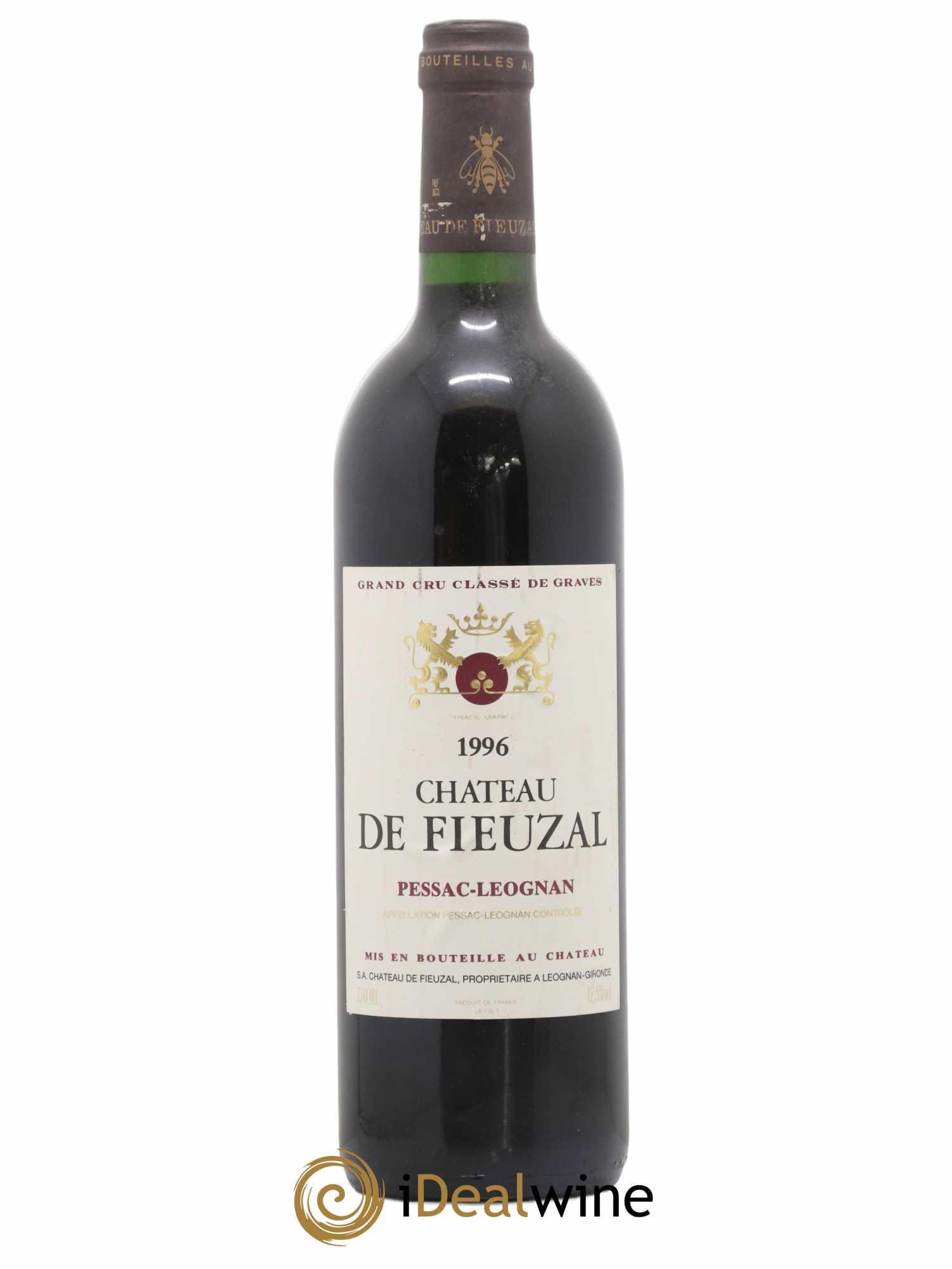 Château de Fieuzal Cru Classé de Graves 1996 - Lot de 1 bouteille - 0