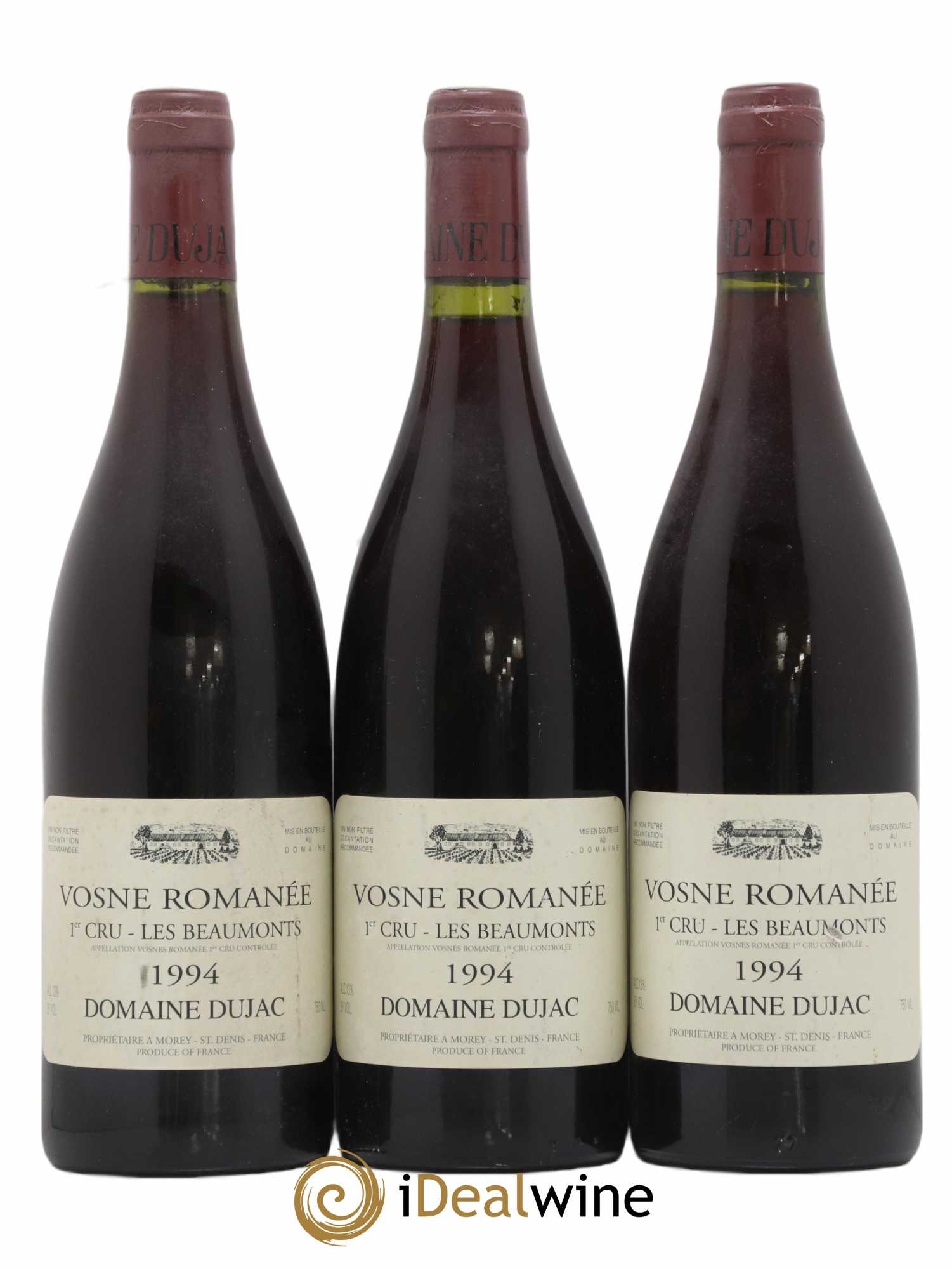 Vosne-Romanée 1er Cru Les Beaux Monts Dujac (Domaine) 1994 - Lot de 3 bouteilles - 0
