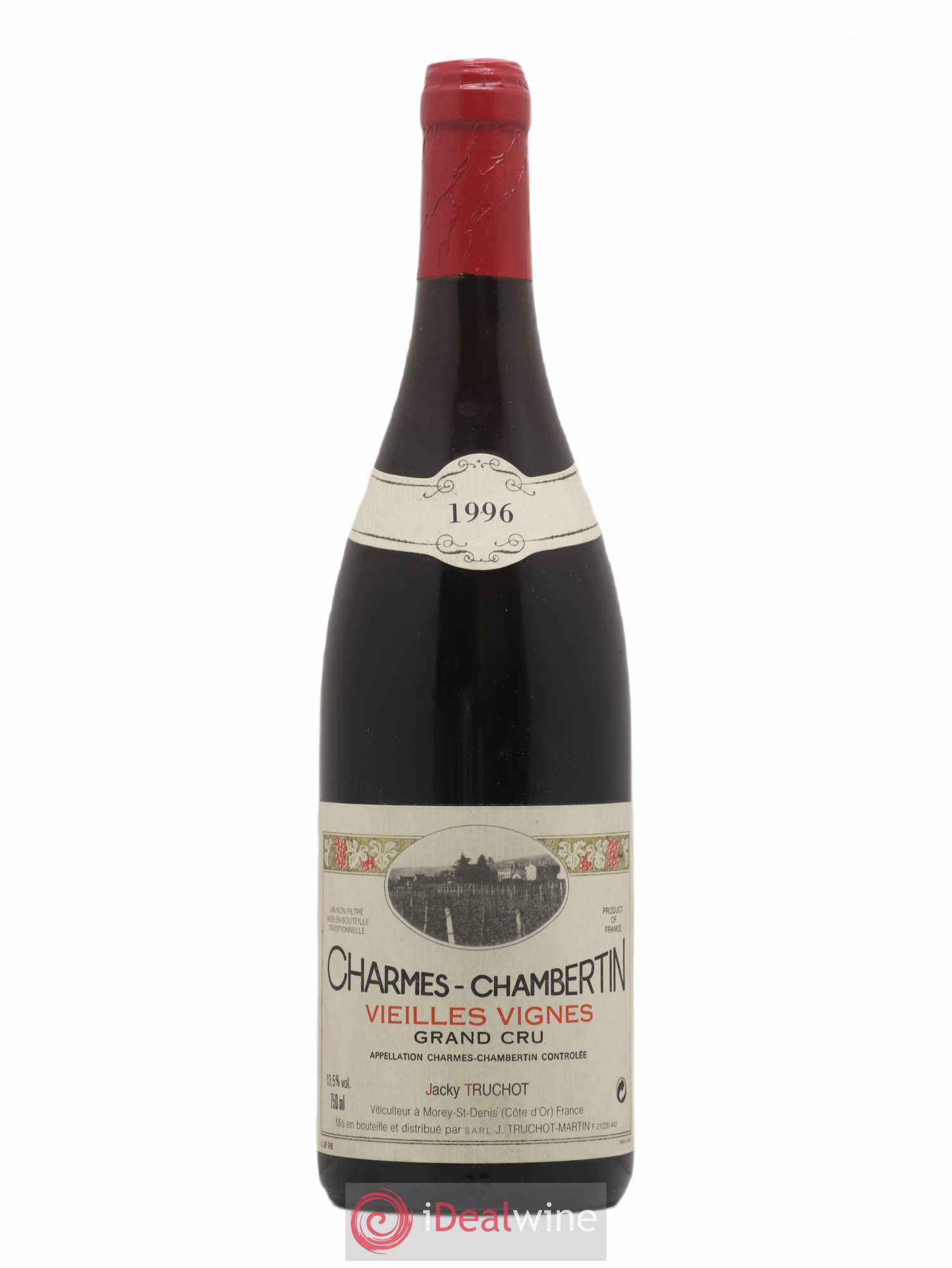 Charmes-Chambertin Grand Cru Vieilles Vignes Jacky Truchot 1996 - Lot de 1 bouteille - 0