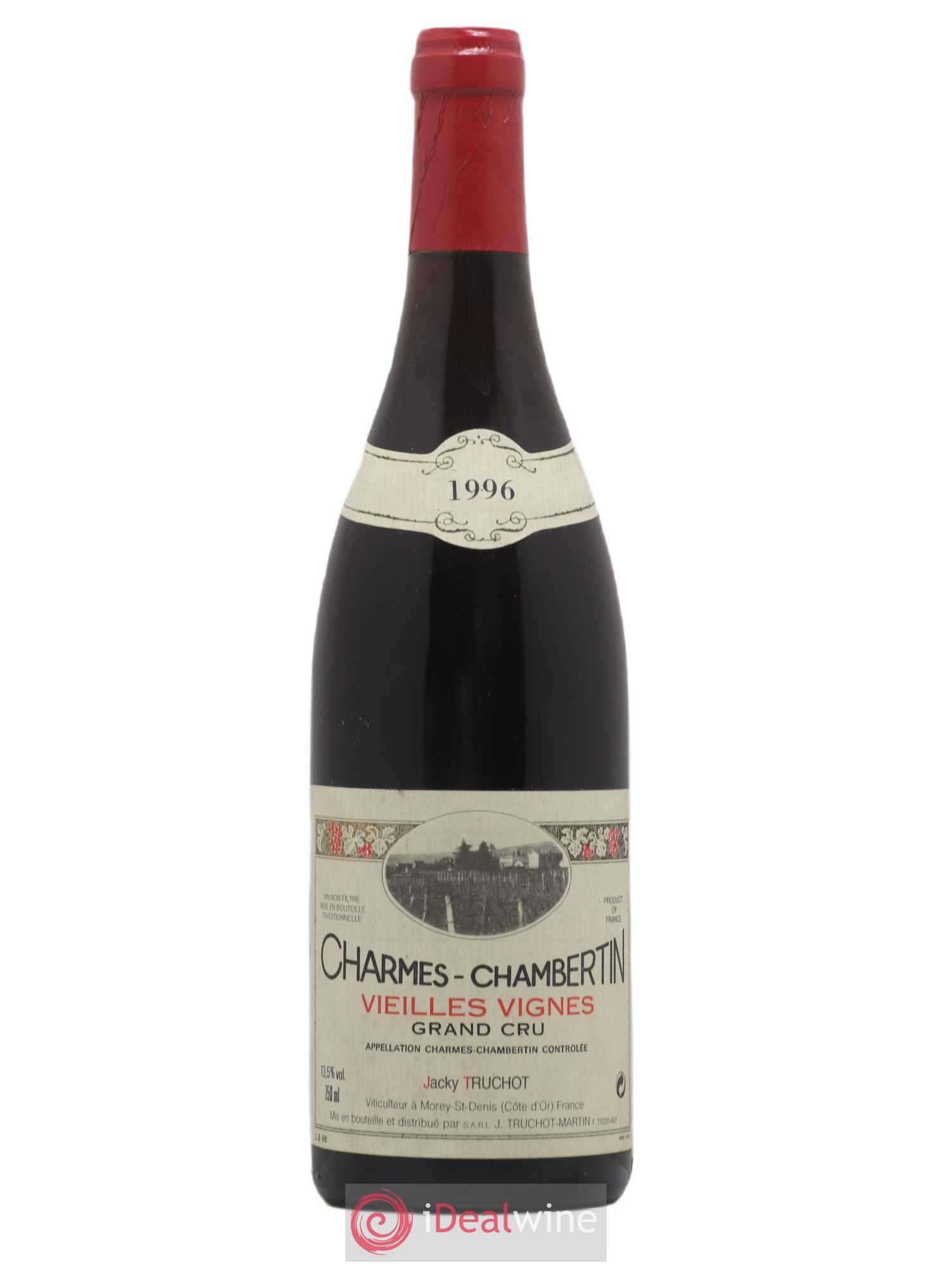 Charmes-Chambertin Grand Cru Vieilles Vignes Jacky Truchot 1996 - Lot de 1 bouteille - 0