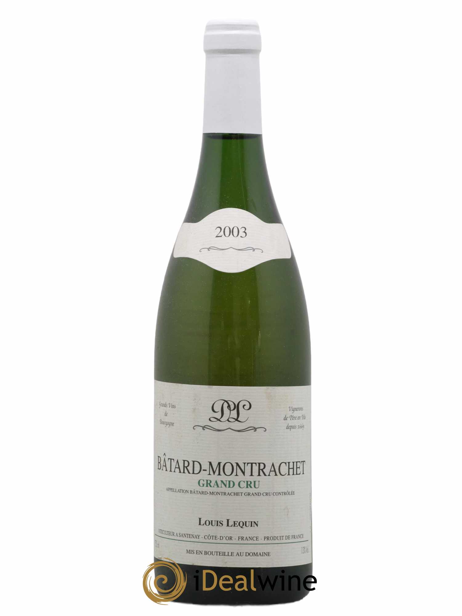 Bâtard-Montrachet Grand Cru Louis Lequin 2003 - Lot de 1 bouteille - 0