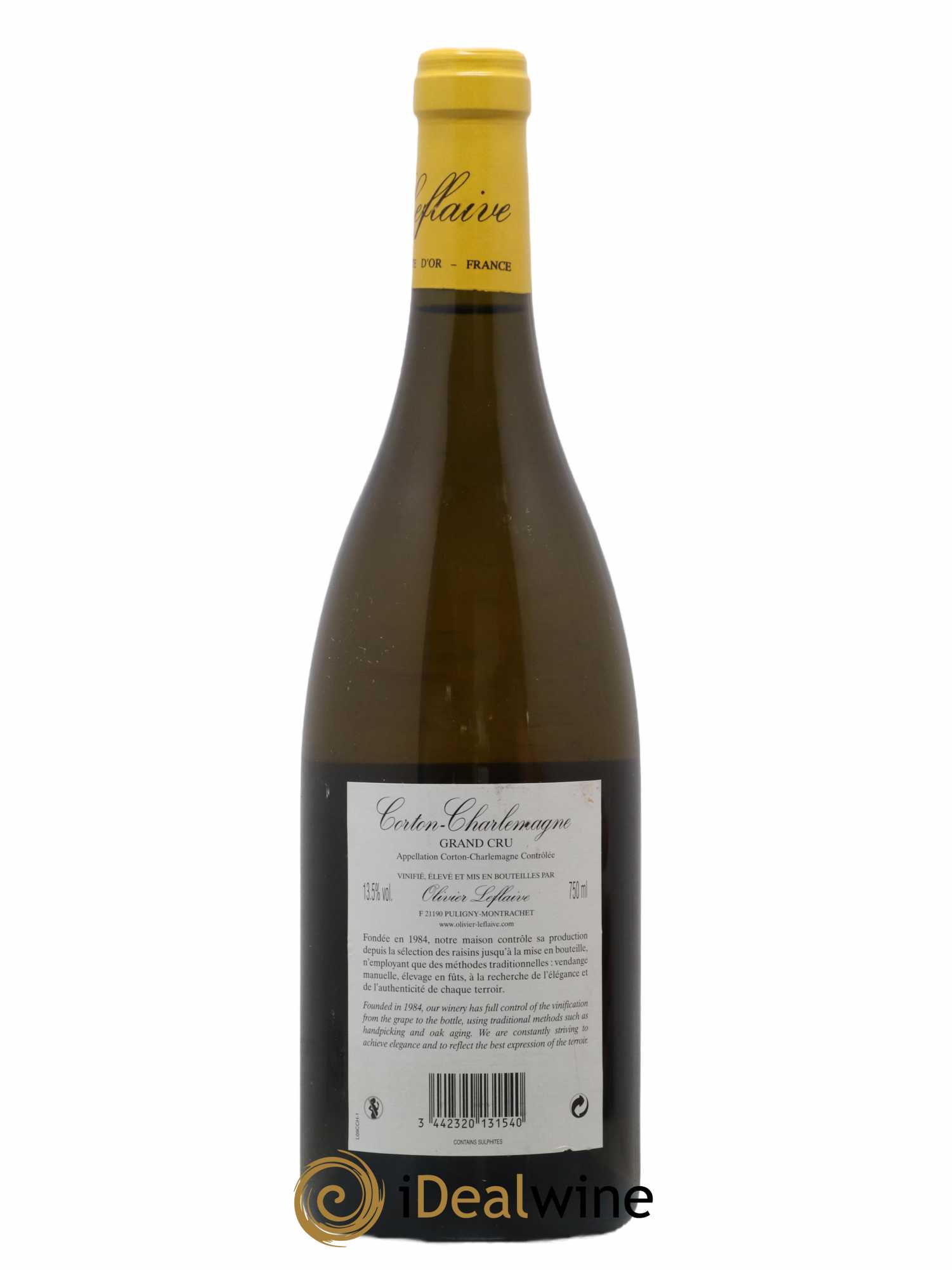 Corton-Charlemagne Grand Cru Olivier Leflaive 2009 - Lot de 1 bouteille - 1