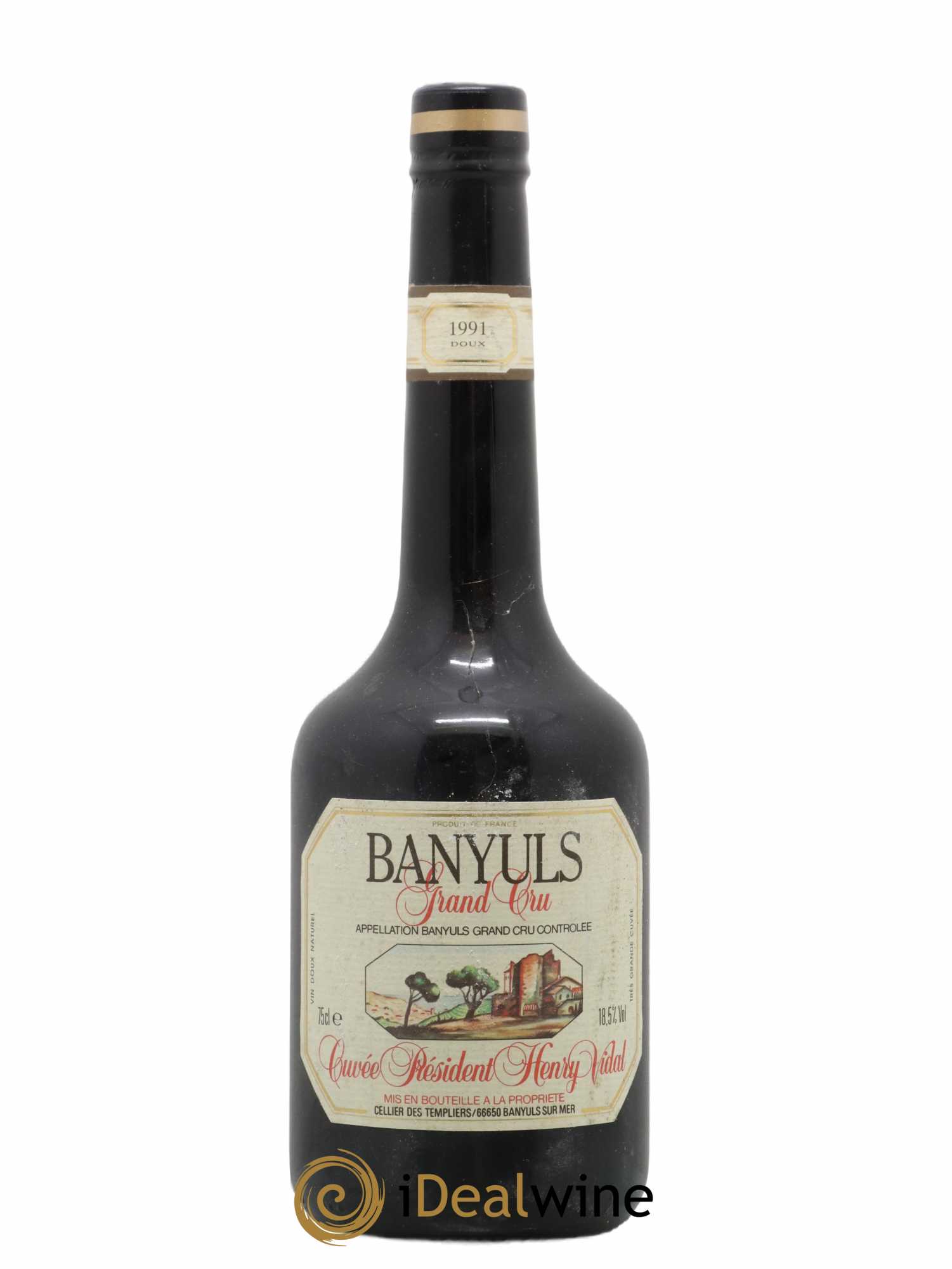 Banyuls Grand Cru Cuvee Henri Vidal 1991 - Lot de 1 bouteille - 0