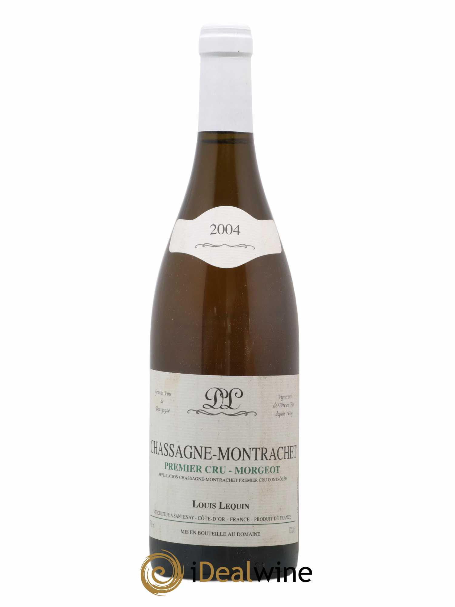 Chassagne-Montrachet 1er Cru Morgeot Lequin 2004 - Lot de 1 bouteille - 0