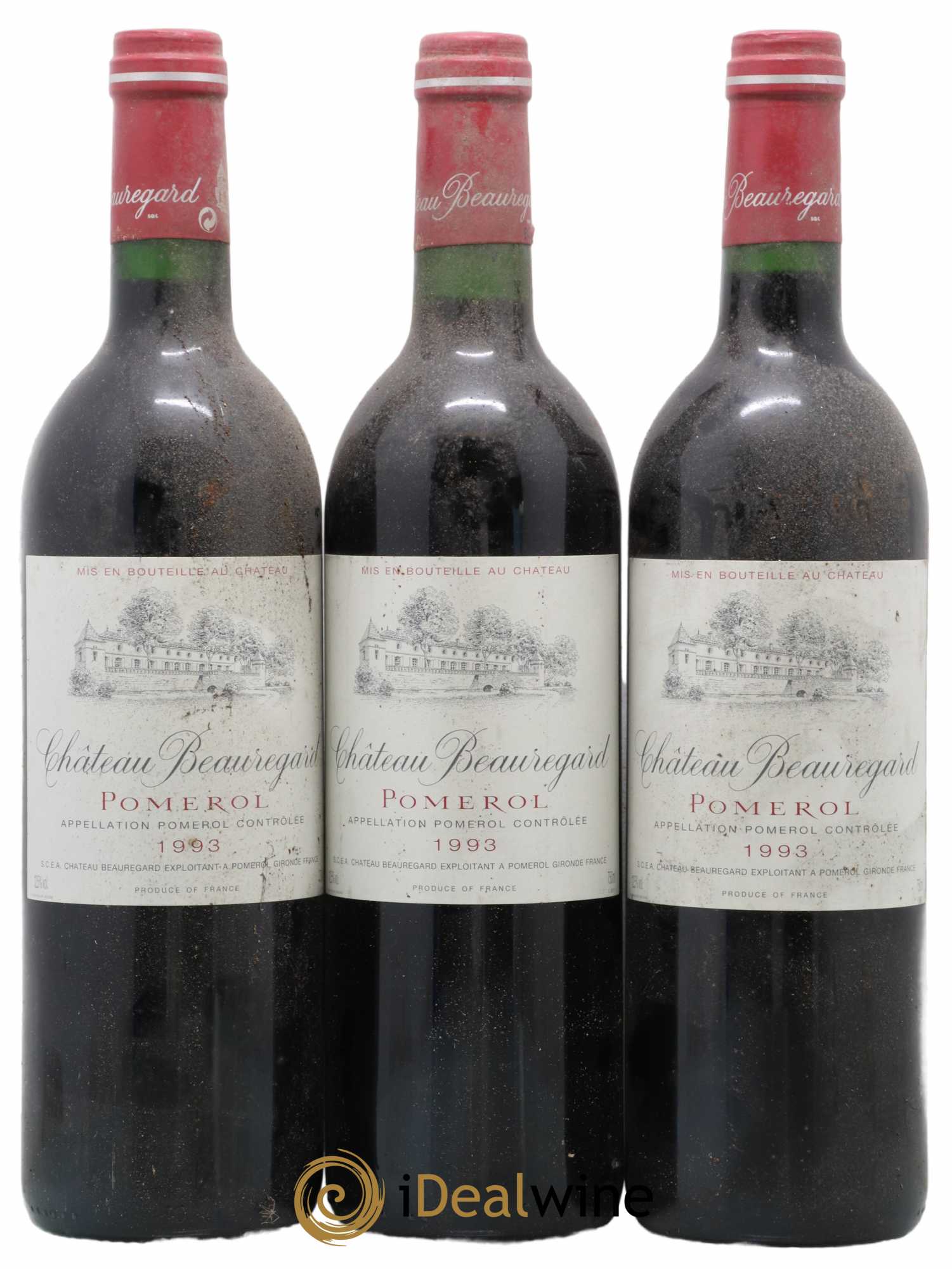 Château Beauregard 1993 - Lot de 3 bouteilles - 0