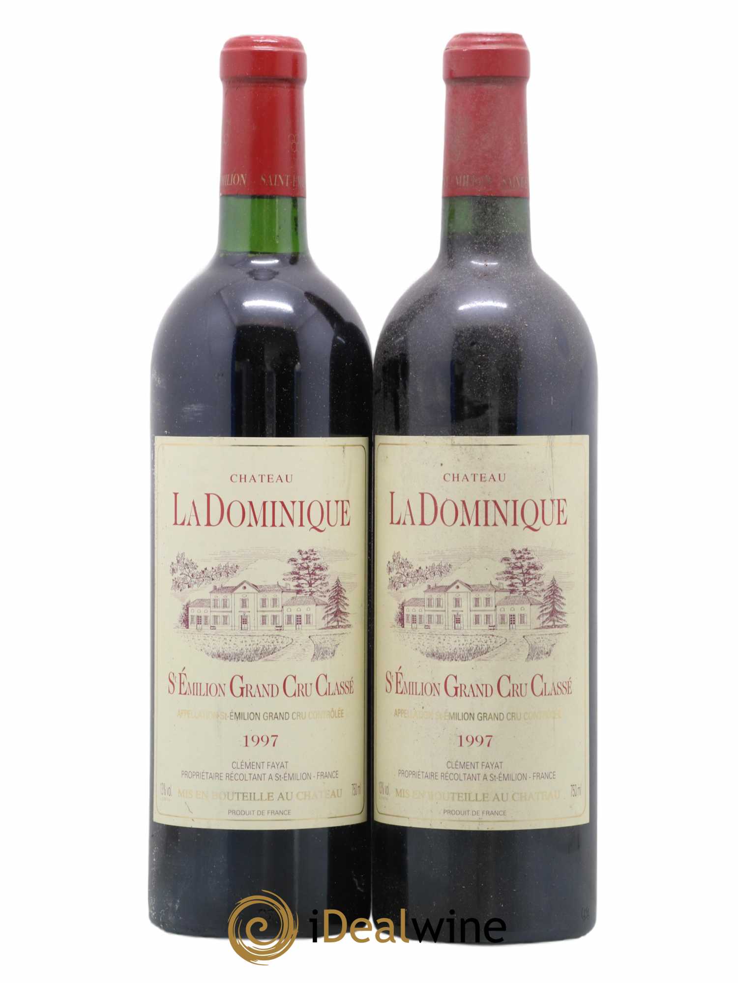 Château la Dominique Grand Cru Classé 1997 - Lot de 2 bouteilles - 0