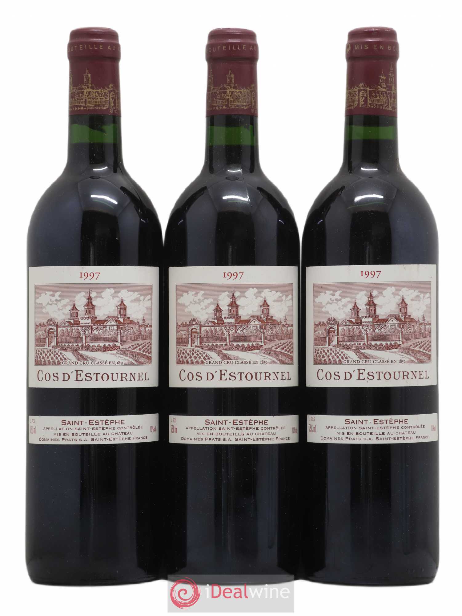 Cos d'Estournel 2ème Grand Cru Classé 1997 - Lot de 3 bouteilles - 0