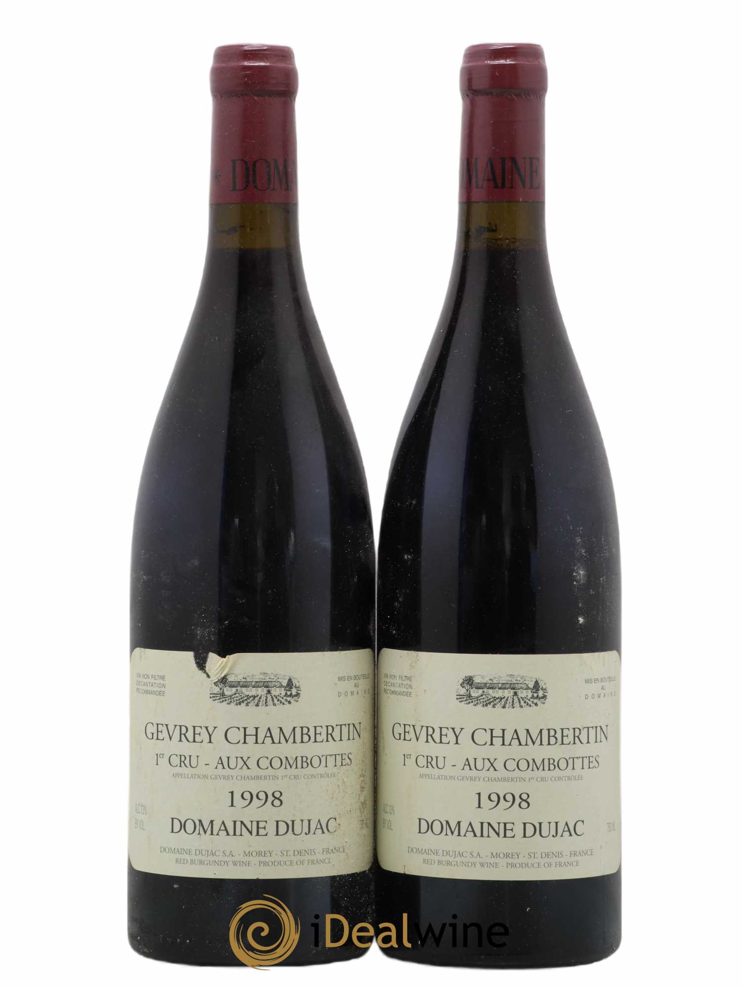 Gevrey-Chambertin 1er Cru Aux Combottes Dujac (Domaine) 1998 - Lot de 2 bouteilles - 0