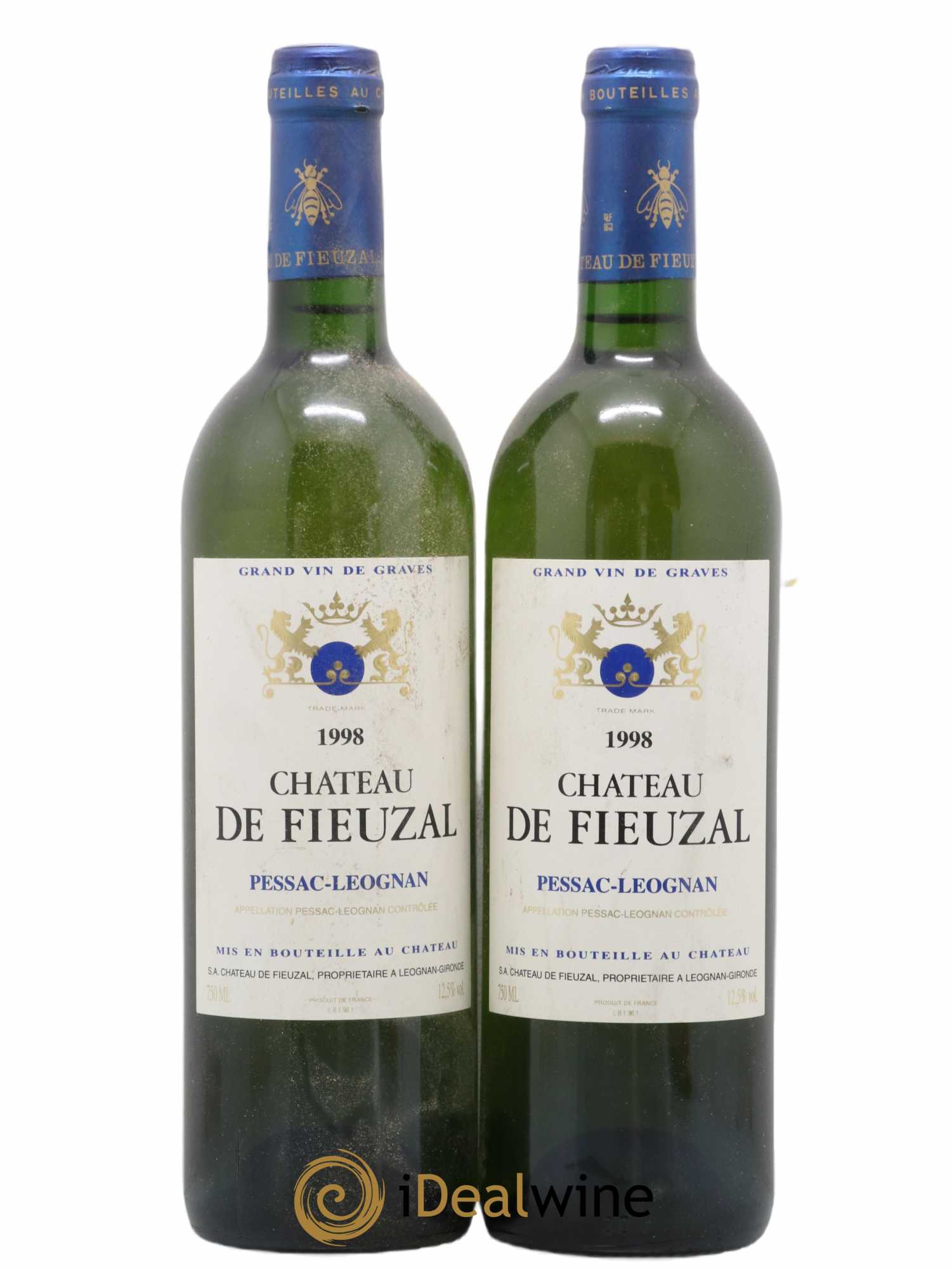 Château de Fieuzal 1998 - Lot de 2 bouteilles - 0
