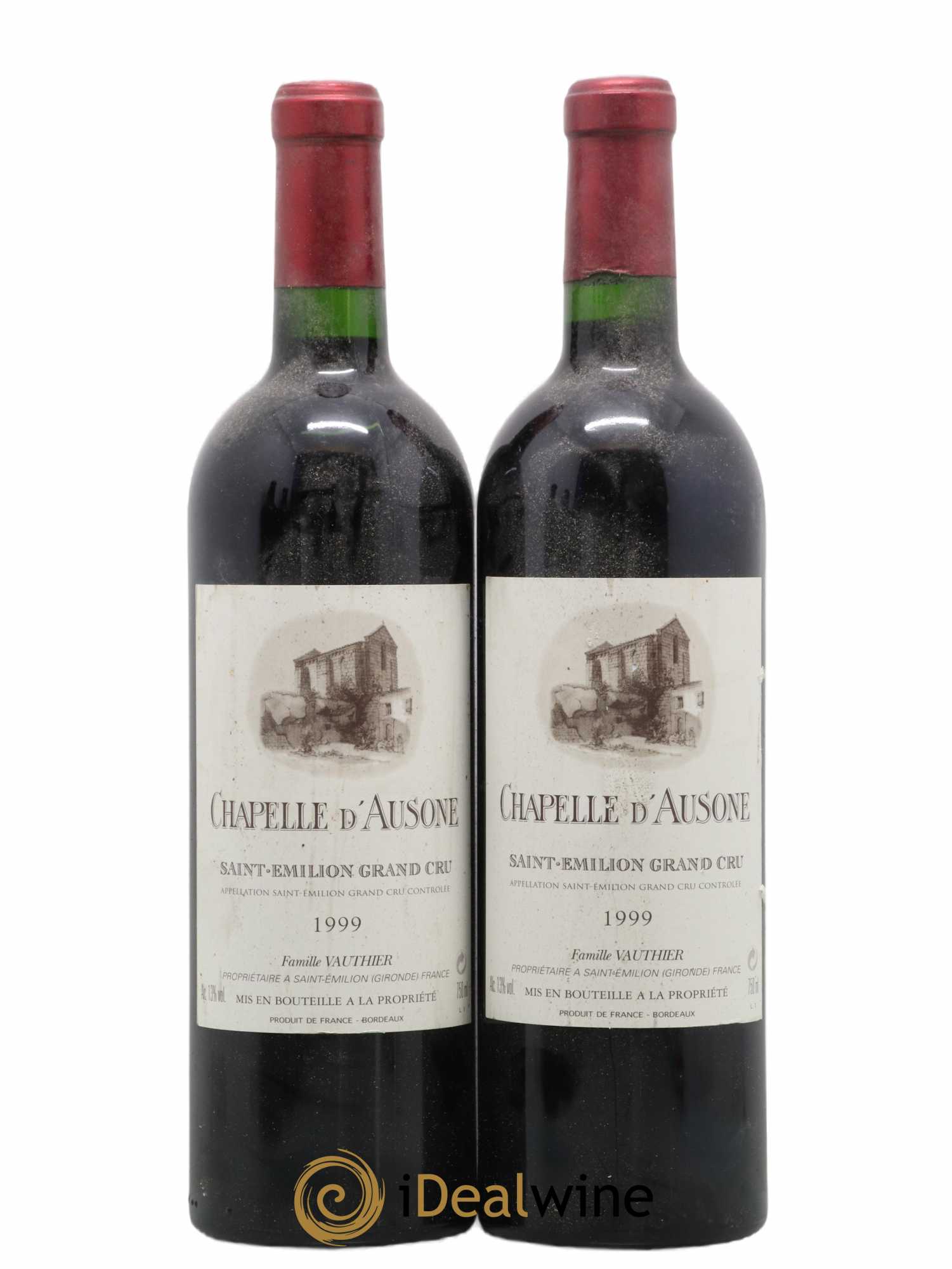 Chapelle d'Ausone Second Vin 1999 - Lot de 2 bouteilles - 0
