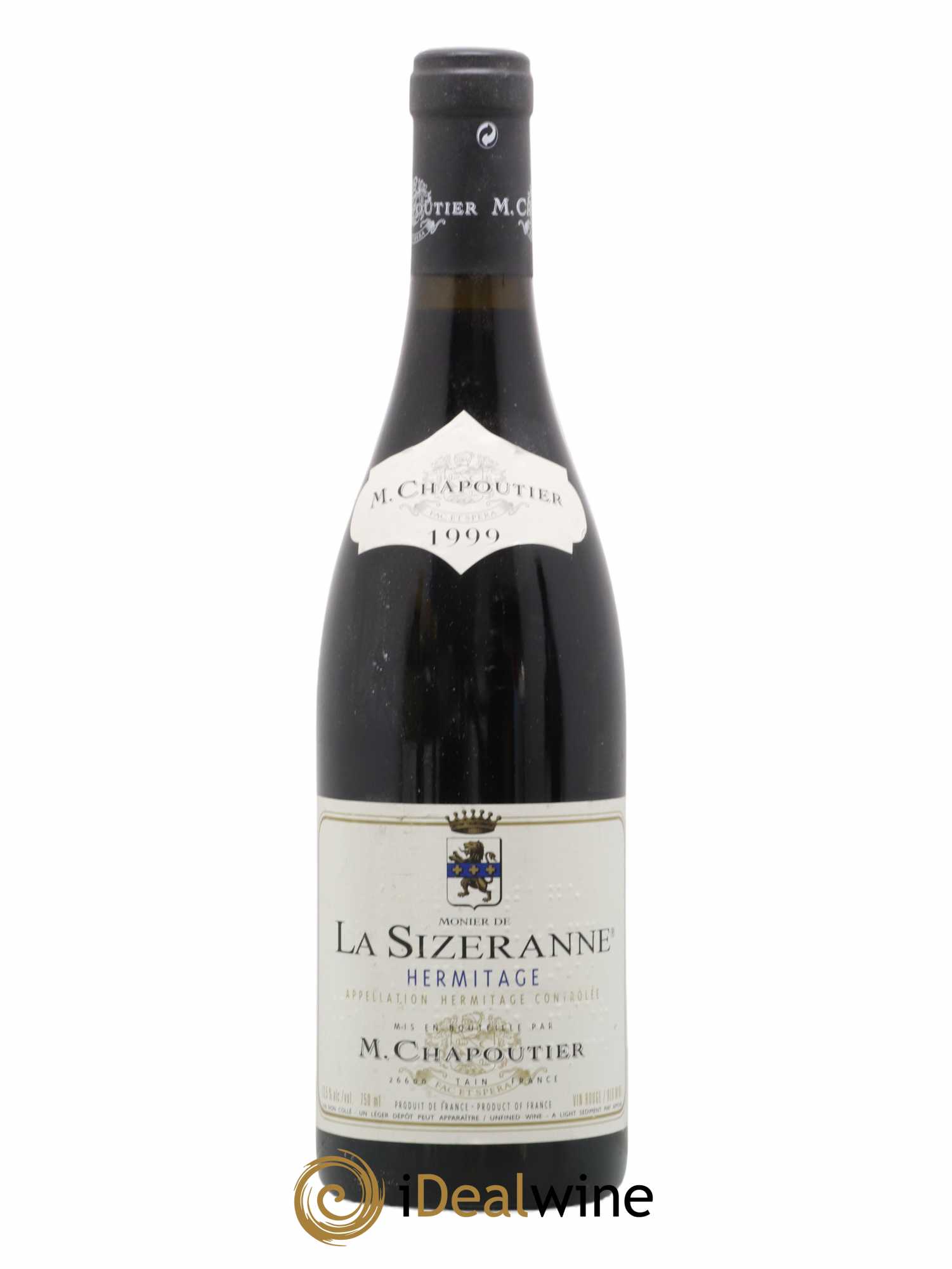 Hermitage La Sizerane Chapoutier 1999 - Lot de 1 bouteille - 0