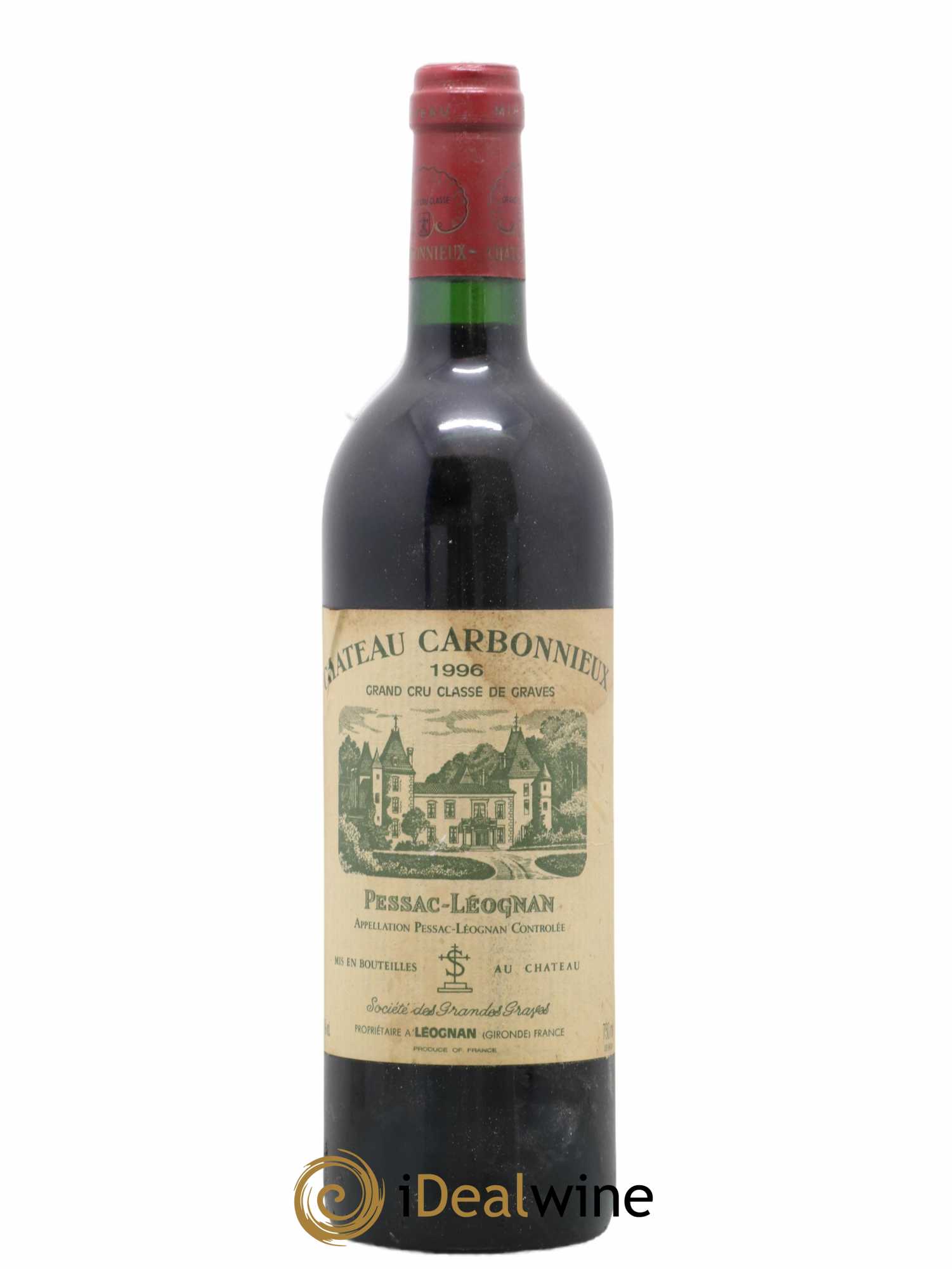 Château Carbonnieux Cru Classé de Graves 1996 - Lot de 1 bouteille - 0