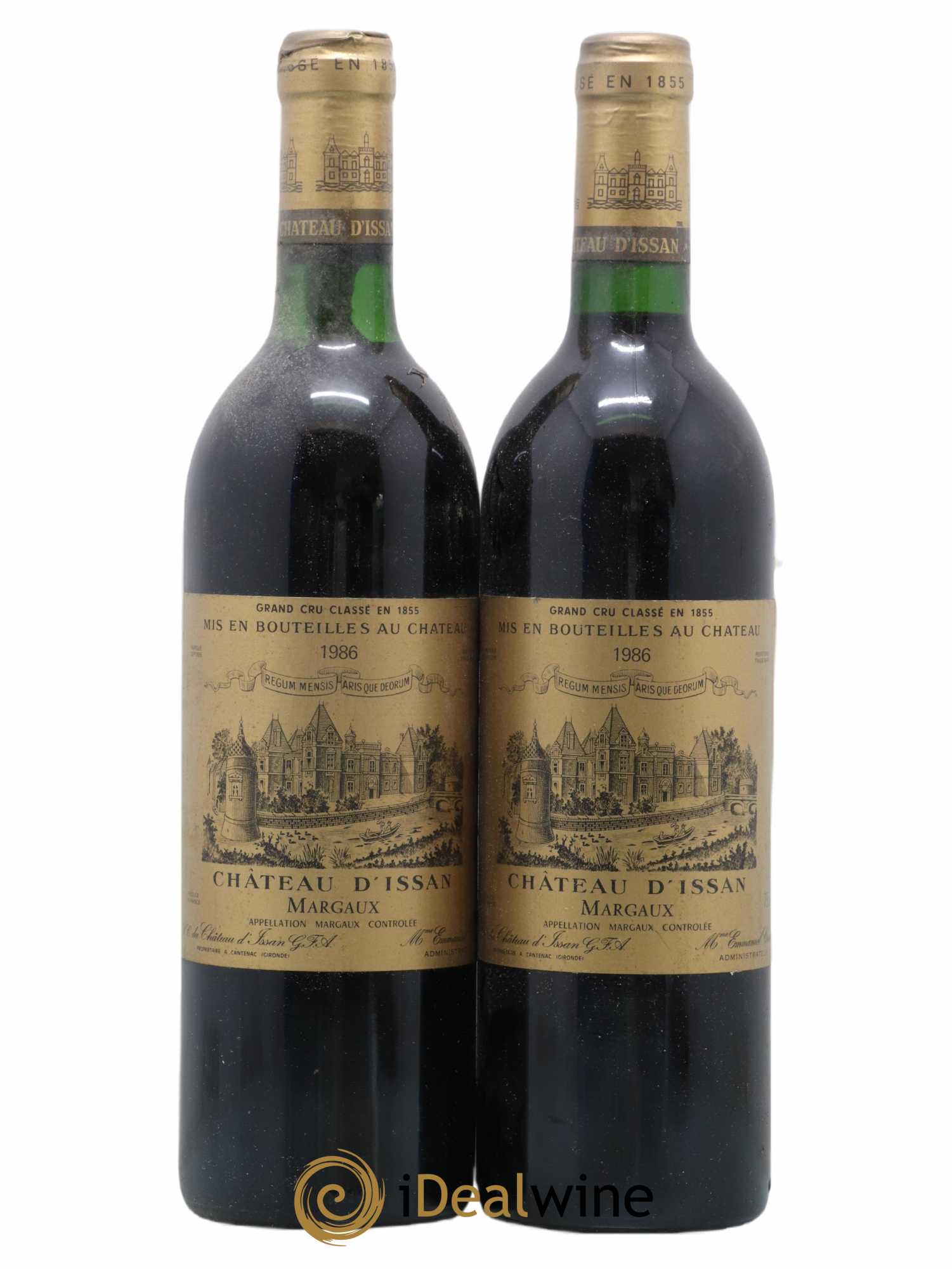 Château d'Issan 3ème Grand Cru Classé 1986 - Lot de 2 bouteilles - 0