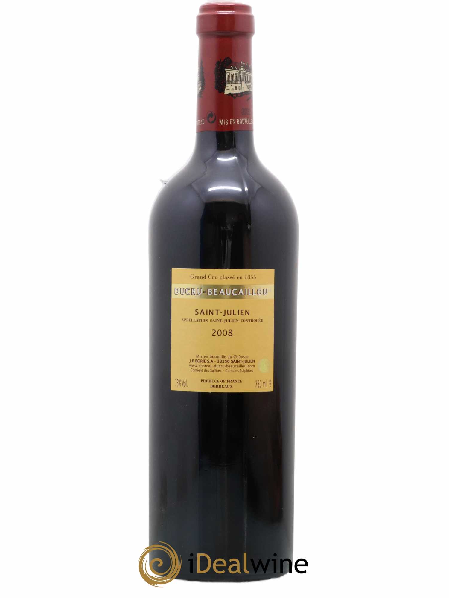 Château Ducru Beaucaillou 2ème Grand Cru Classé 2008 - Lot de 1 bouteille - 1