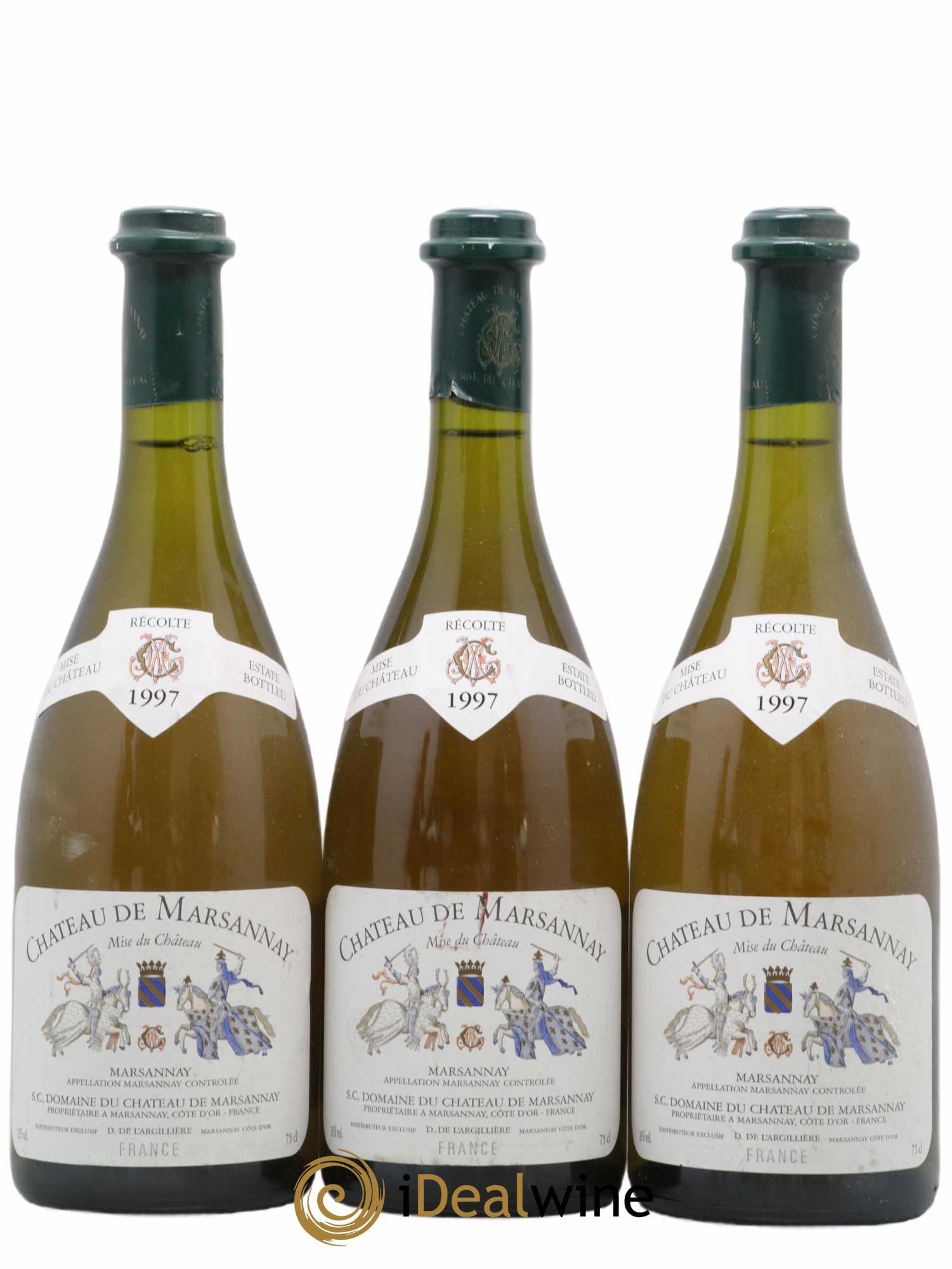Marsannay Château de Marsannay 1997 - Lot de 3 bouteilles - 0