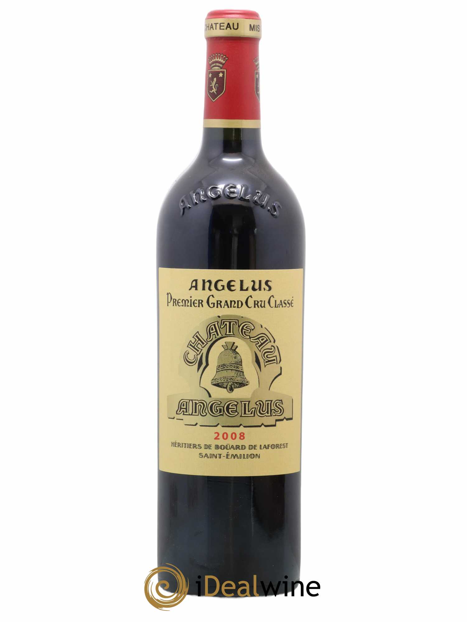 Château Angélus 1er Grand Cru Classé A 2008 - Lot de 1 bouteille - 0