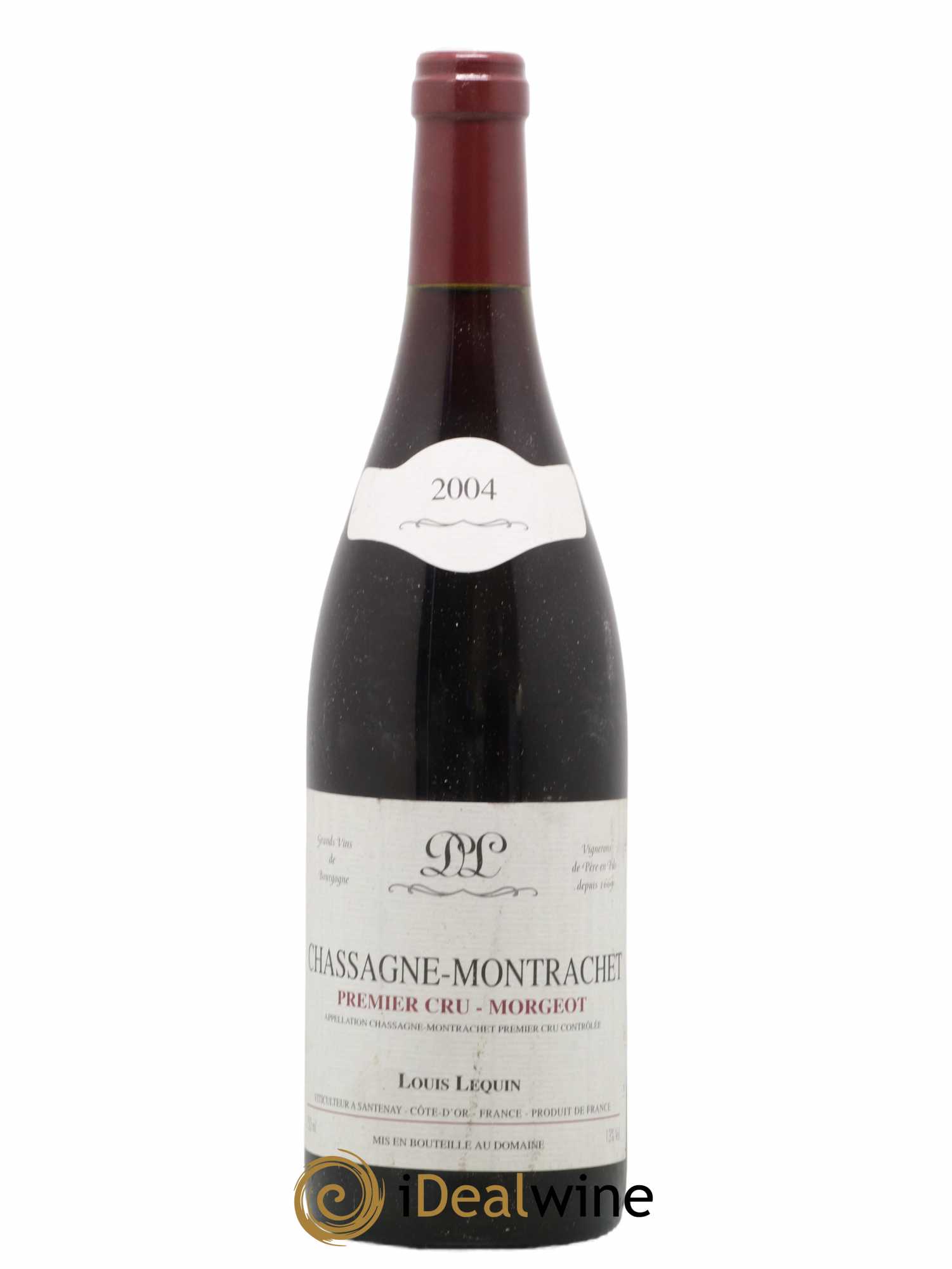 Chassagne-Montrachet 1er Cru Morgeot Lequin 2004 - Lot de 1 bouteille - 0