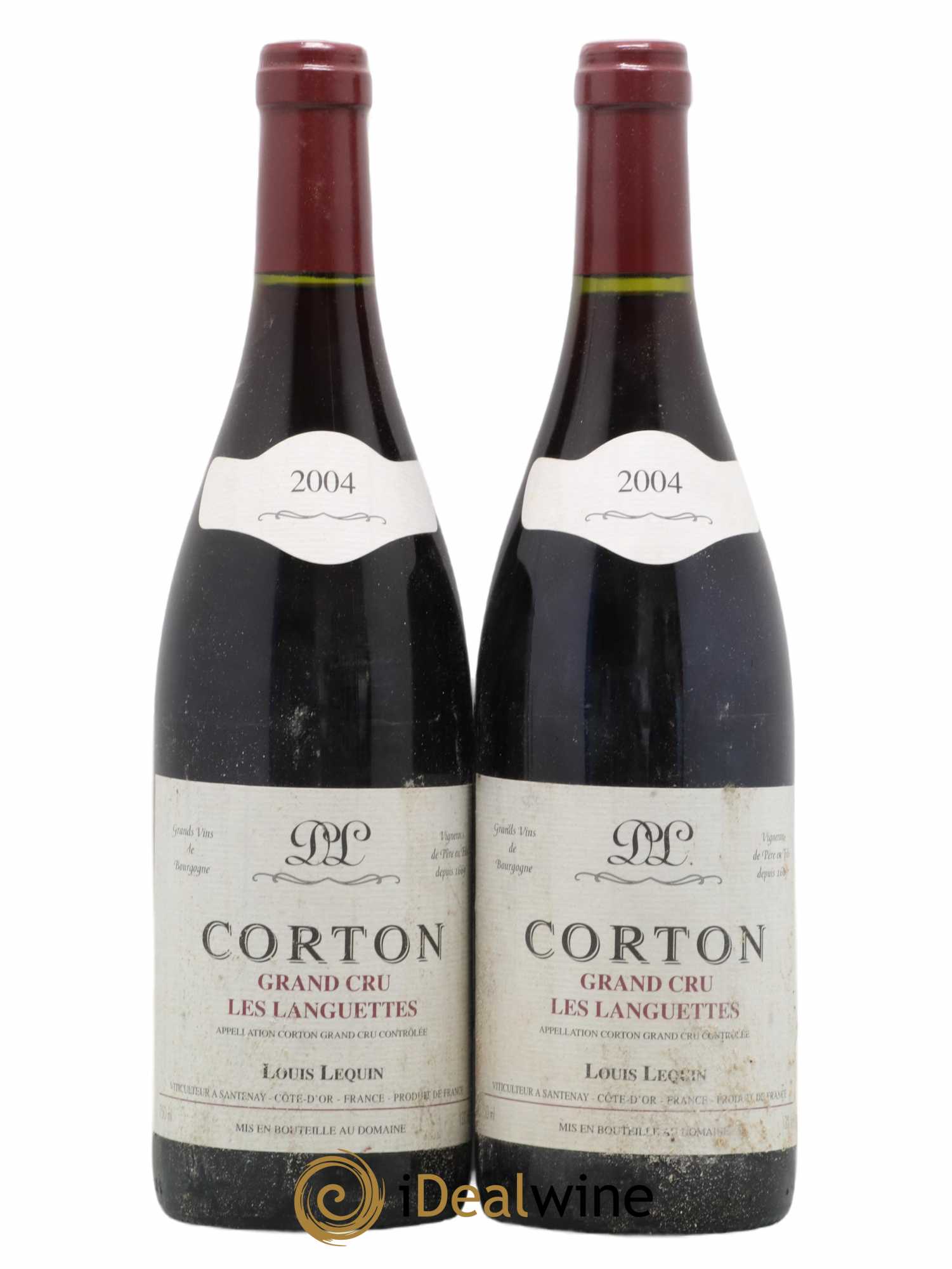 Corton Grand Cru Les Languettes Lequin 2004 - Lot de 2 bouteilles - 0