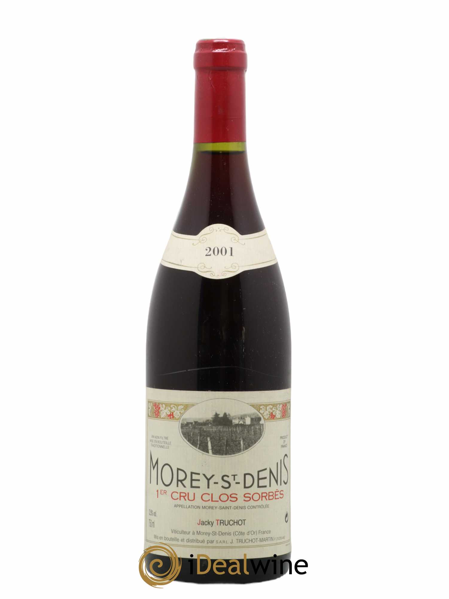 Morey-Saint-Denis 1er Cru Clos Sorbés Jacky Truchot 2001 - Lot de 1 bouteille - 0