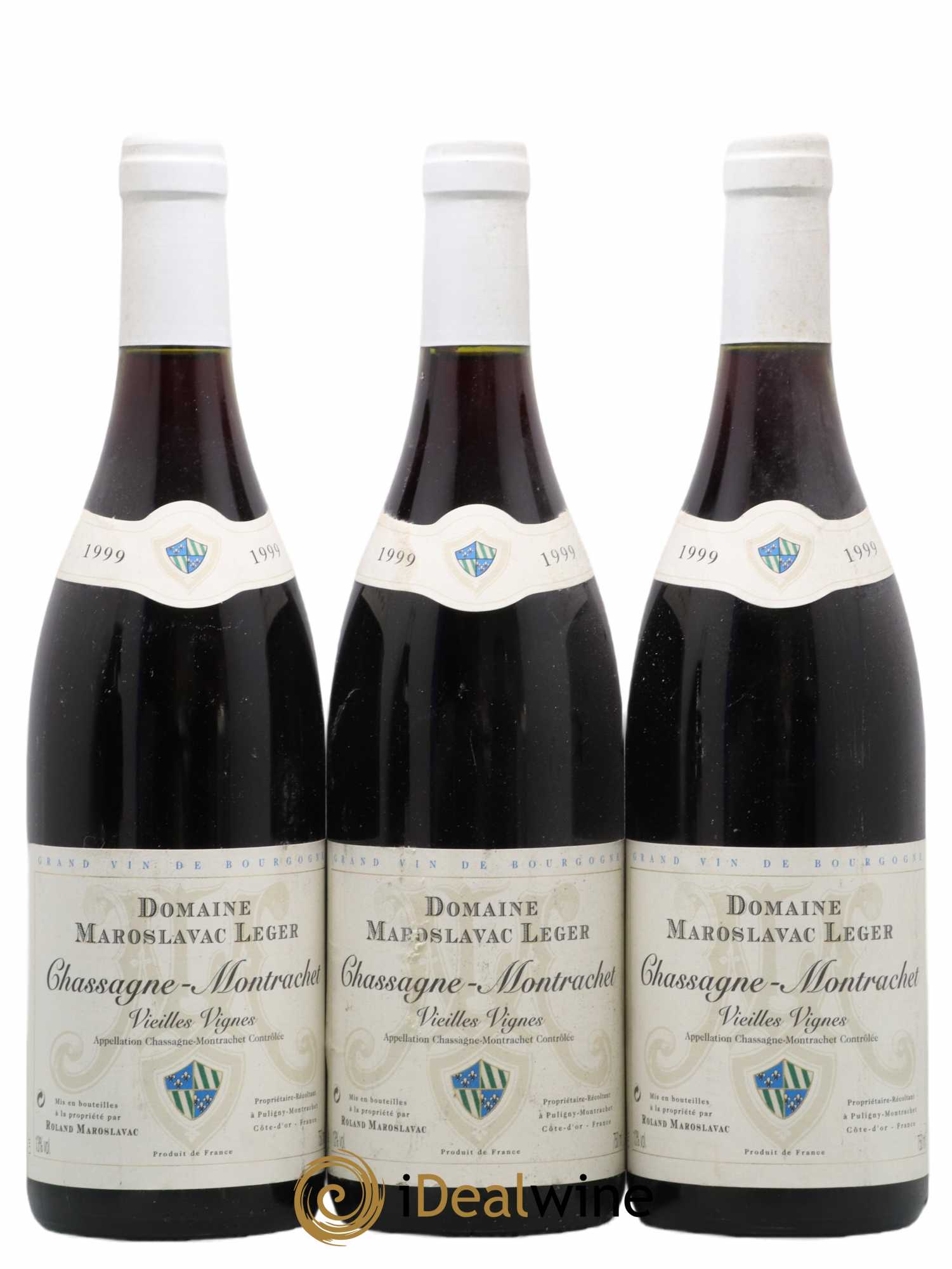 Chassagne-Montrachet Vieille Vigne Maroslavac 1999 - Lotto di 3 bottiglie - 0