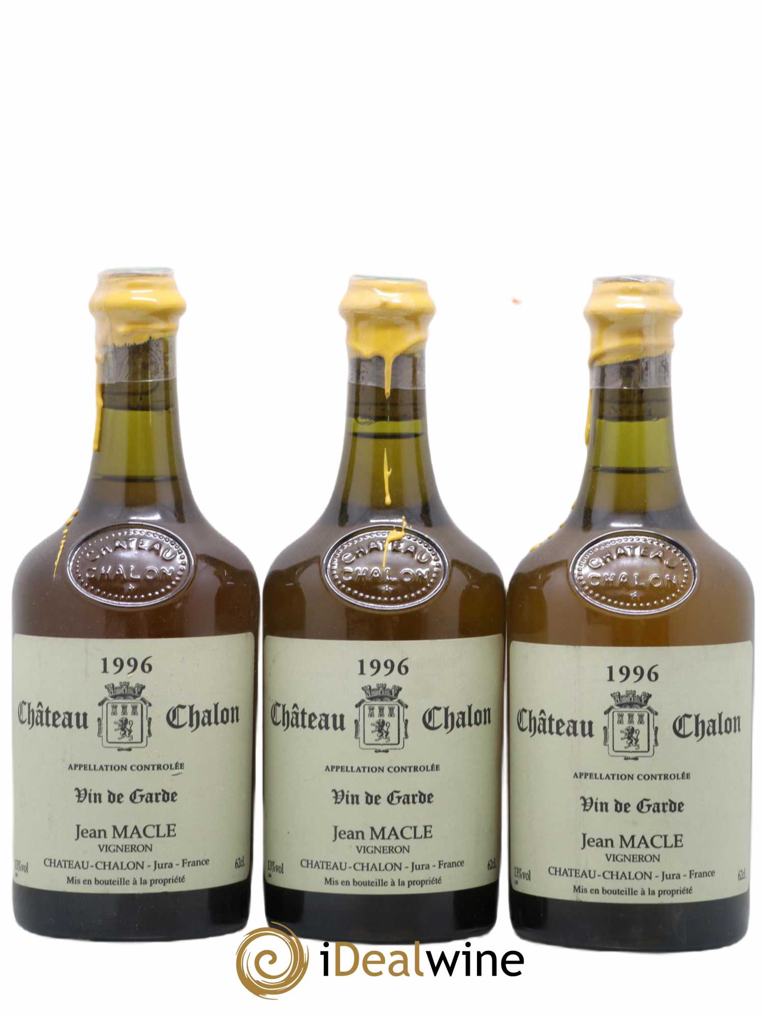 Château-Chalon Jean Macle 1996 - Lot de 3 bouteilles - 0