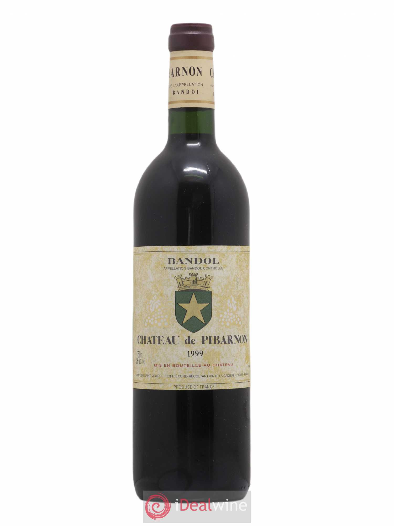 Bandol Château de Pibarnon Comte de Saint-Victor 1999 - Lot de 1 bouteille - 0