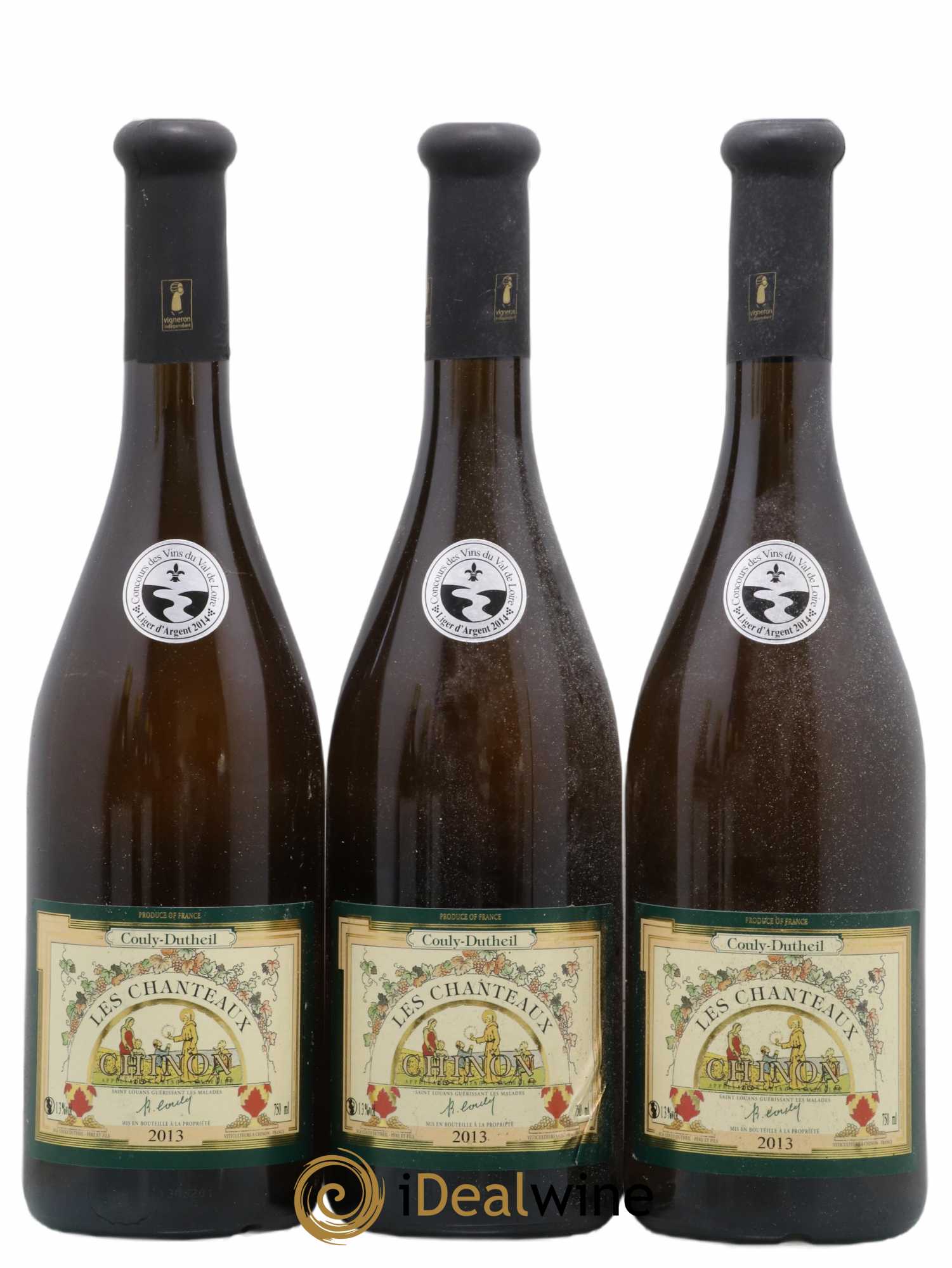 Chinon Les Chanteaux Couly Dutheil 2013 - Lot de 3 bouteilles - 0