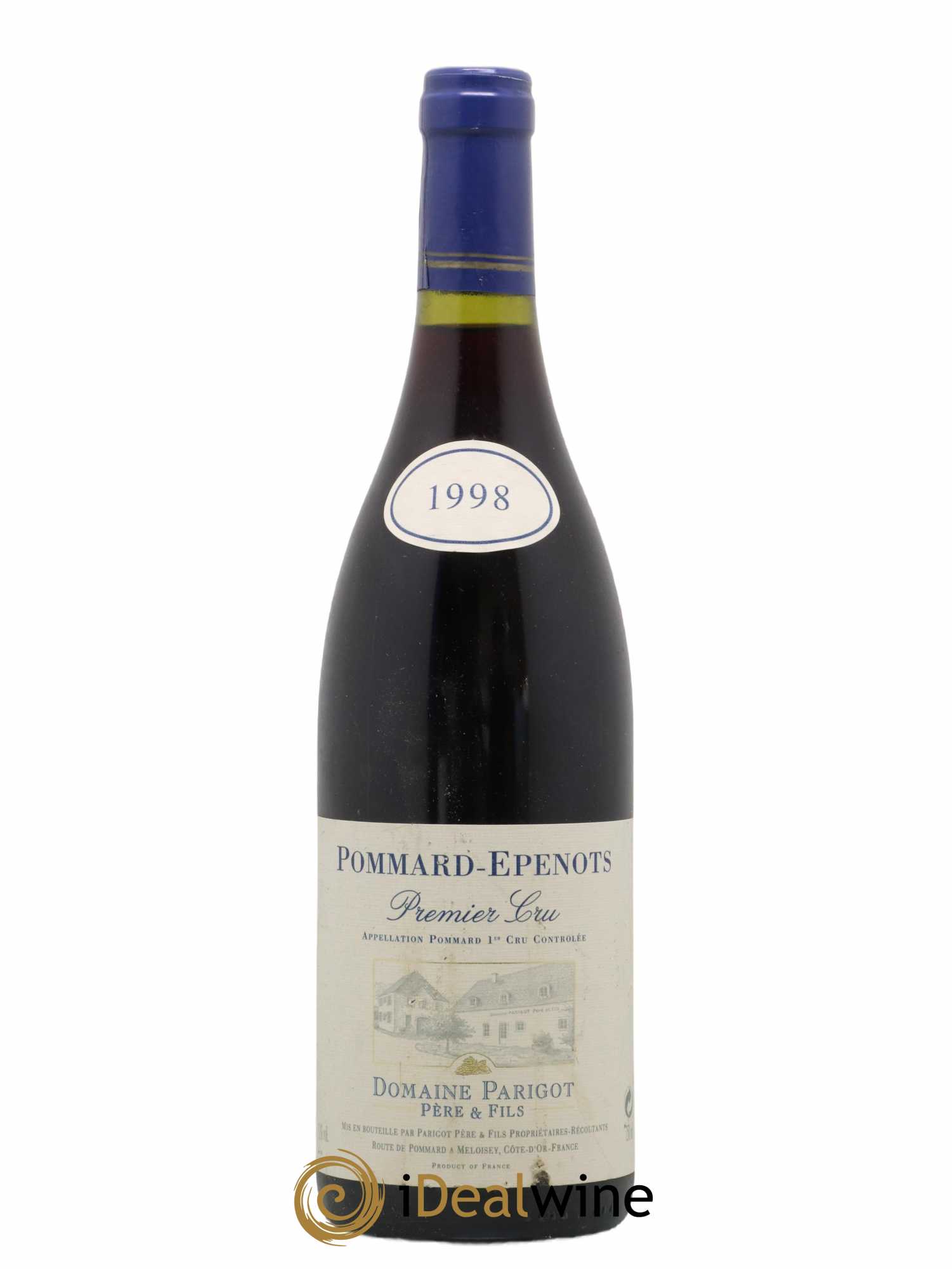 Pommard 1er Cru Epenots Parigot Père & Fils 1998 - Lot de 1 bouteille - 0