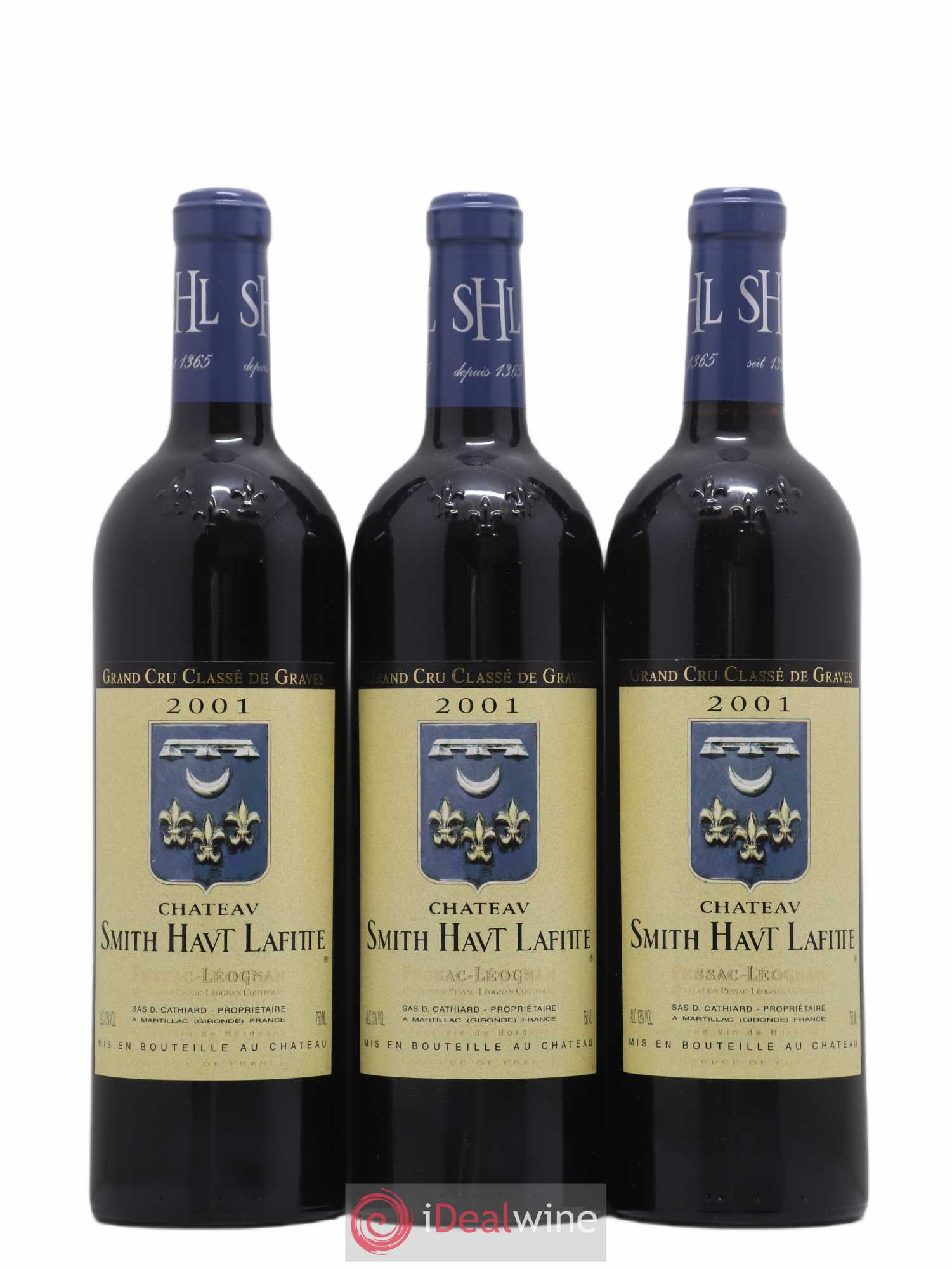 Château Smith Haut Lafitte Cru Classé de Graves (sans prix de réserve) 2001 - Lot de 6 bouteilles - 1
