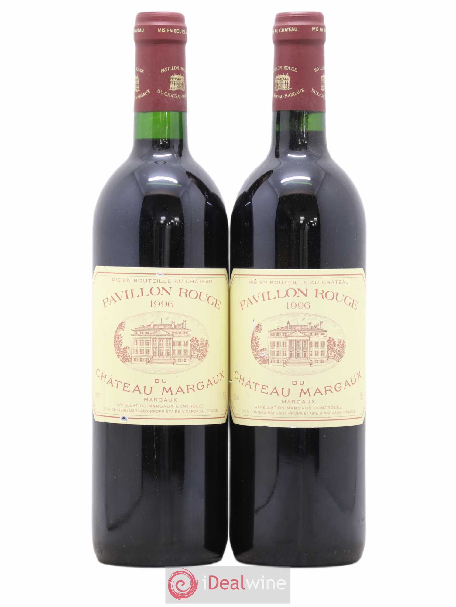 Pavillon Rouge du Château Margaux Second Vin 1996 - Lot de 2 bouteilles - 0