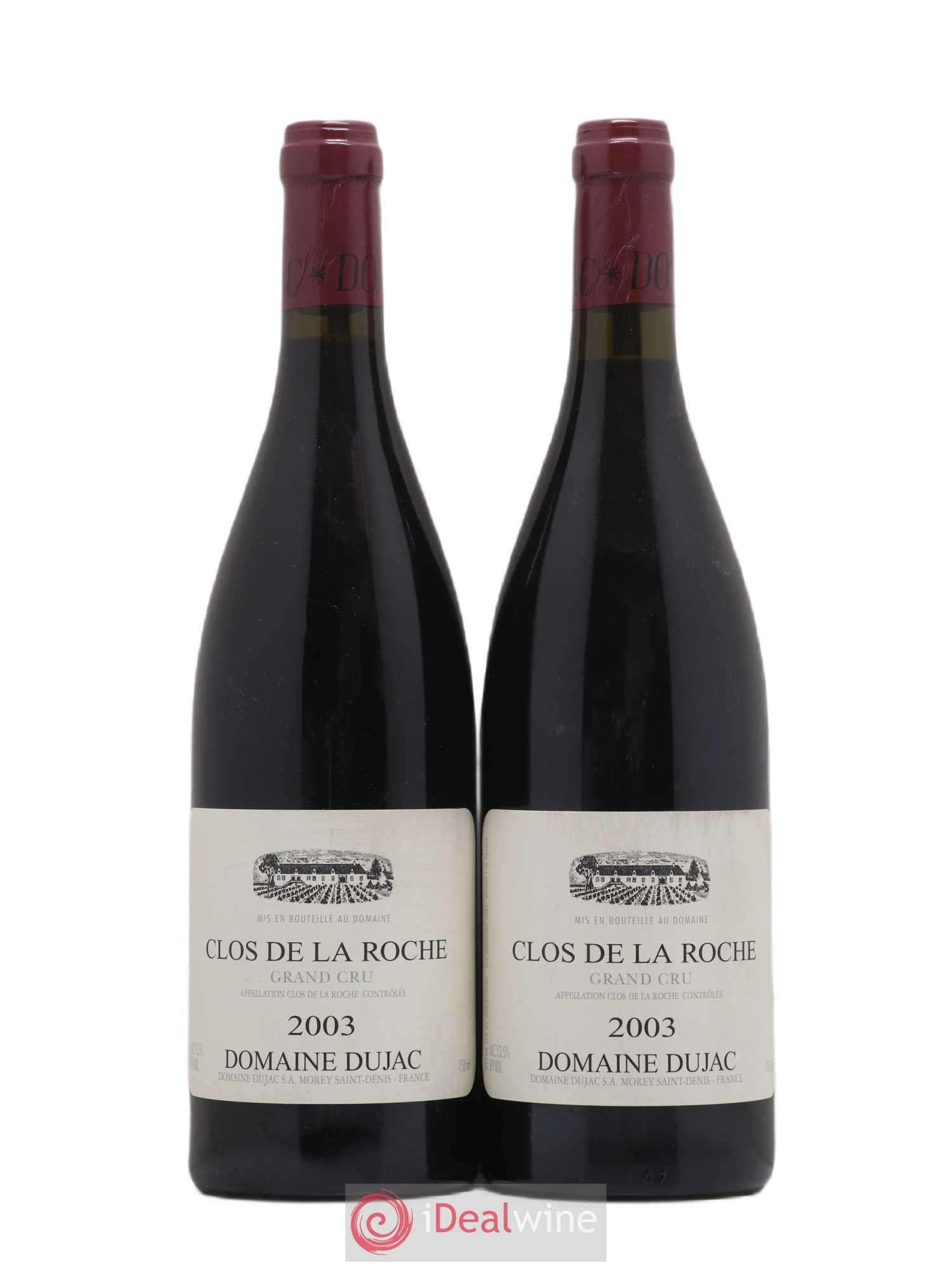 Clos de la Roche Grand Cru Dujac (Domaine) 2003 - Lot de 2 bouteilles - 0