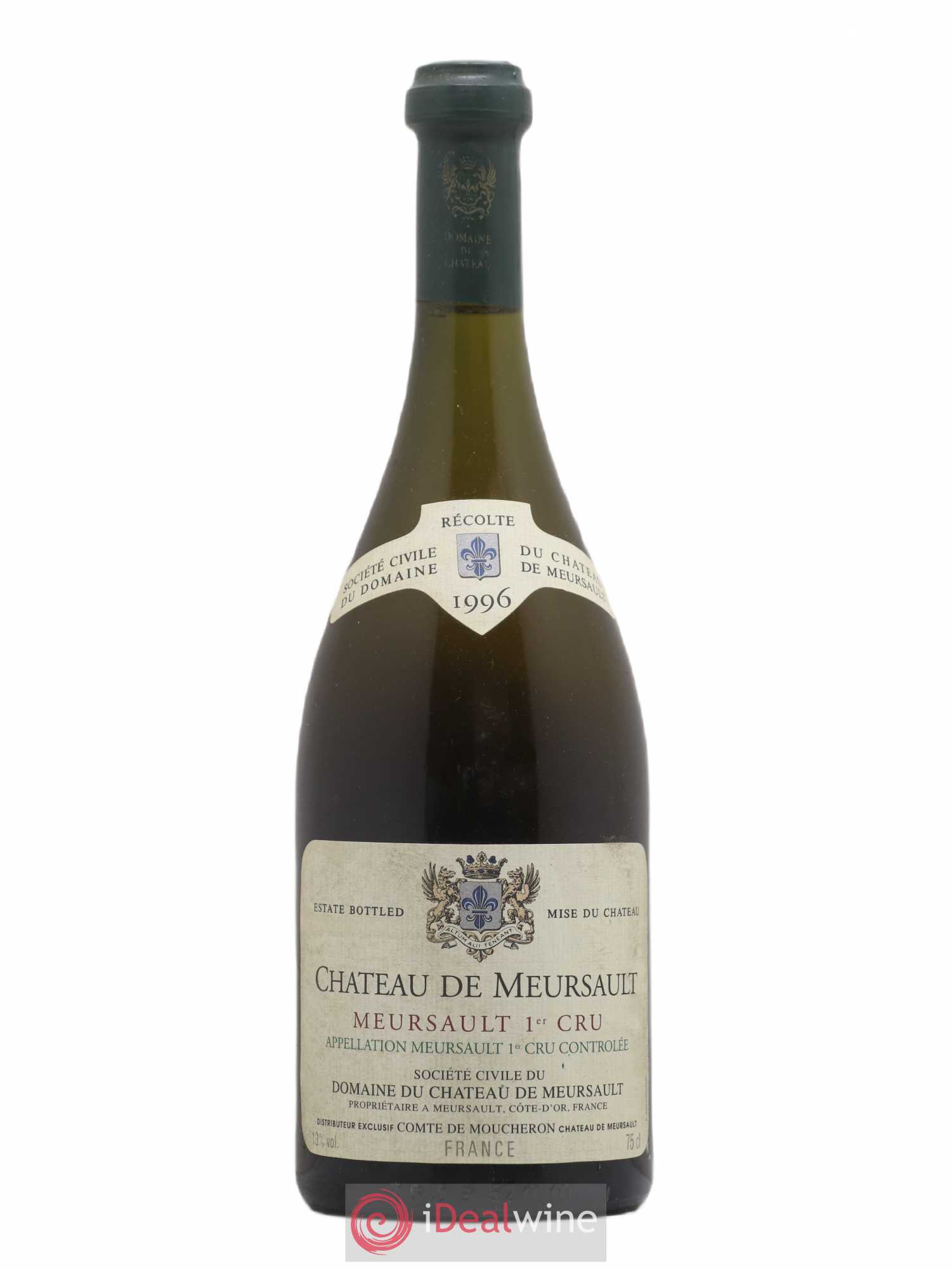 Meursault 1er Cru Château de Meursault 1996 - Lot de 1 bouteille - 0
