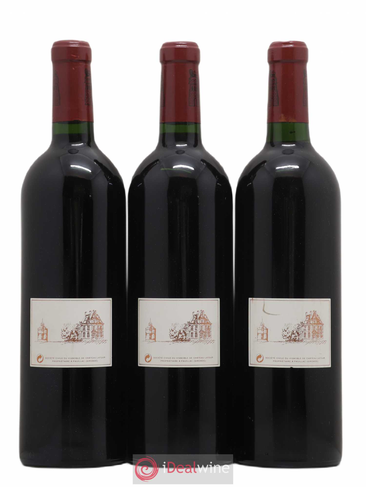 Château Latour 1er Grand Cru Classé 1997 - Lot de 3 bouteilles - 1