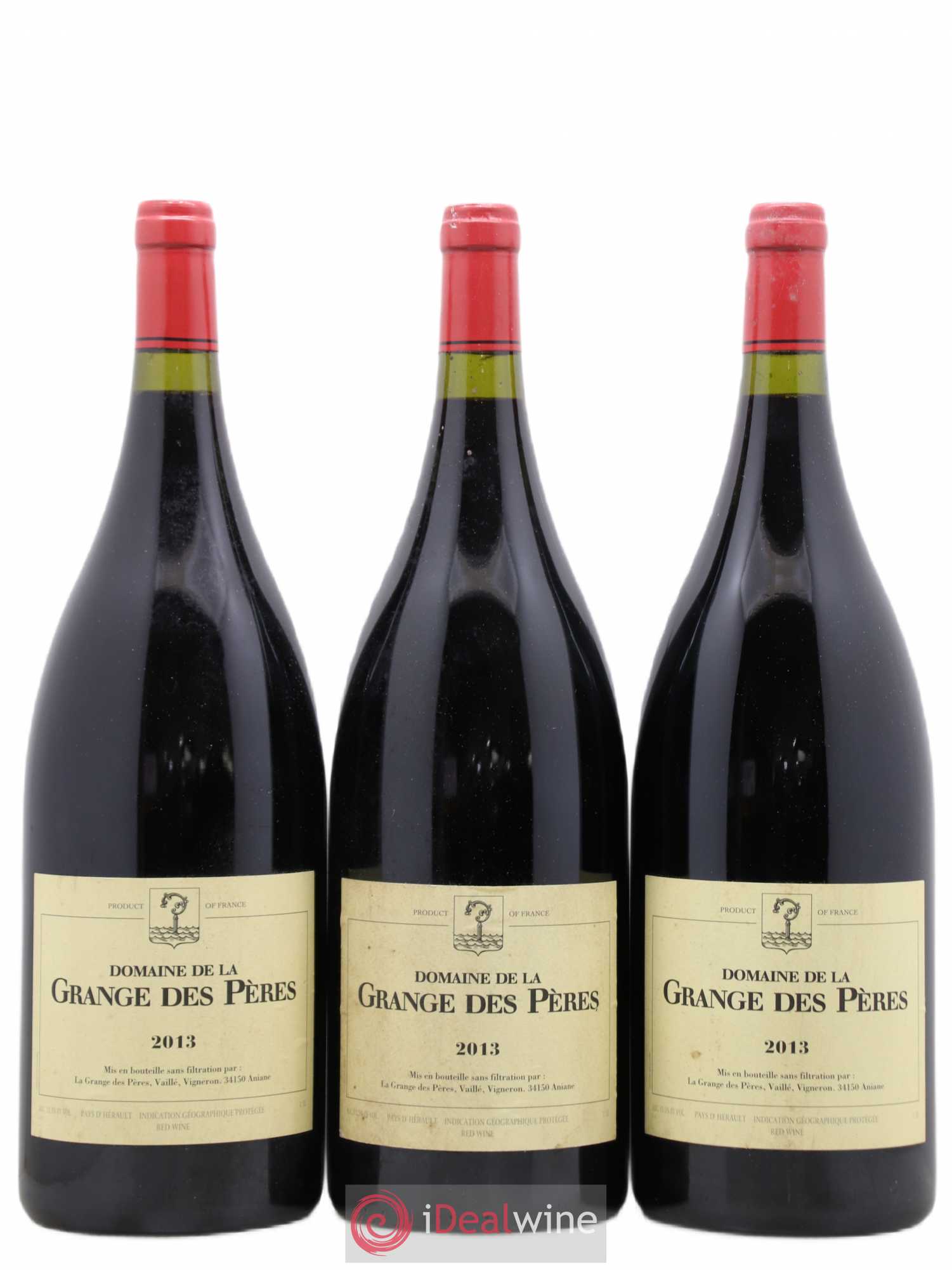 Pays d'Hérault Grange des Pères Laurent Vaillé 2013 - Lot de 3 magnums - 0