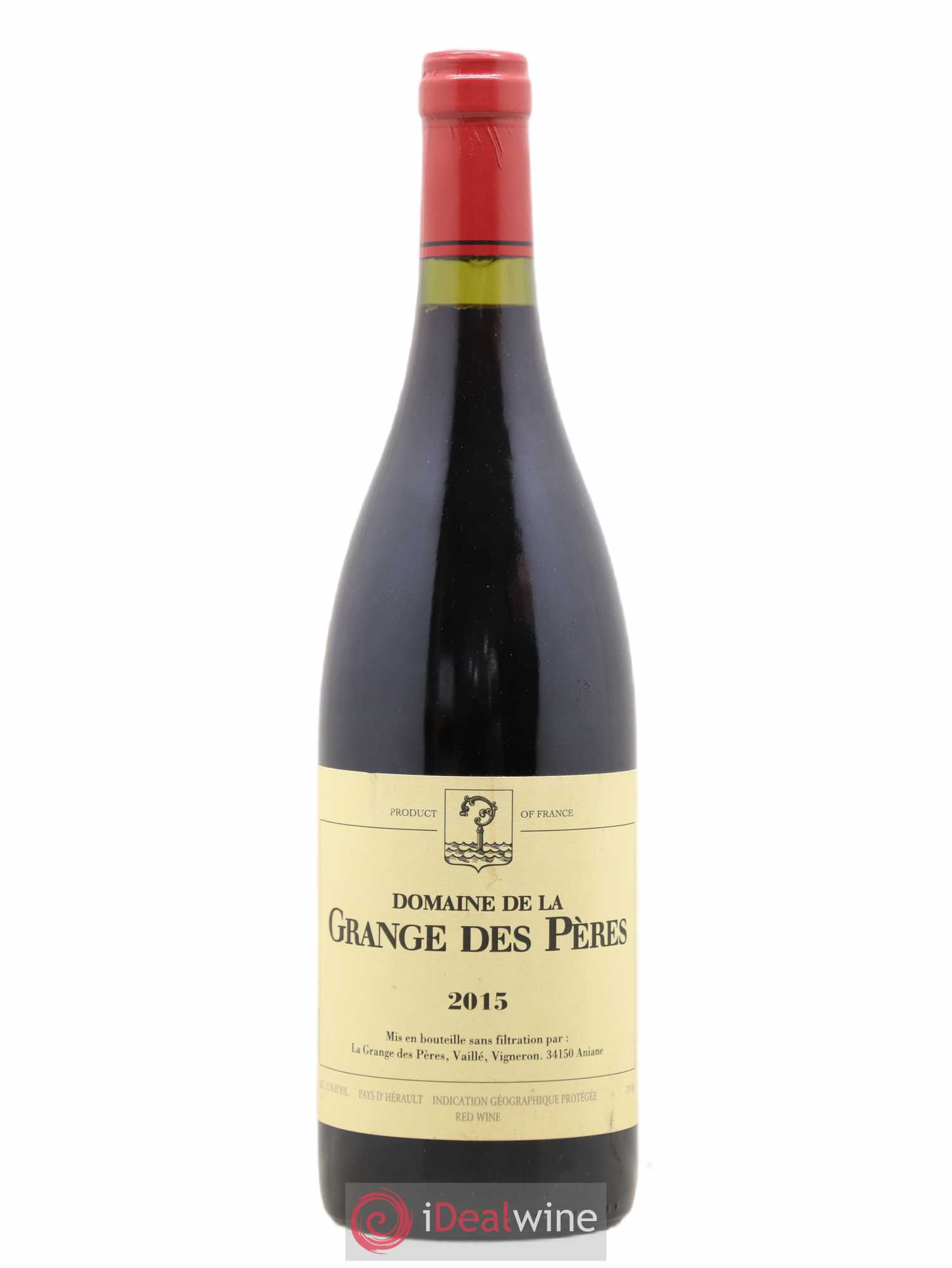 Pays d'Hérault Grange des Pères Laurent Vaillé 2015 - Lot de 1 bouteille - 0