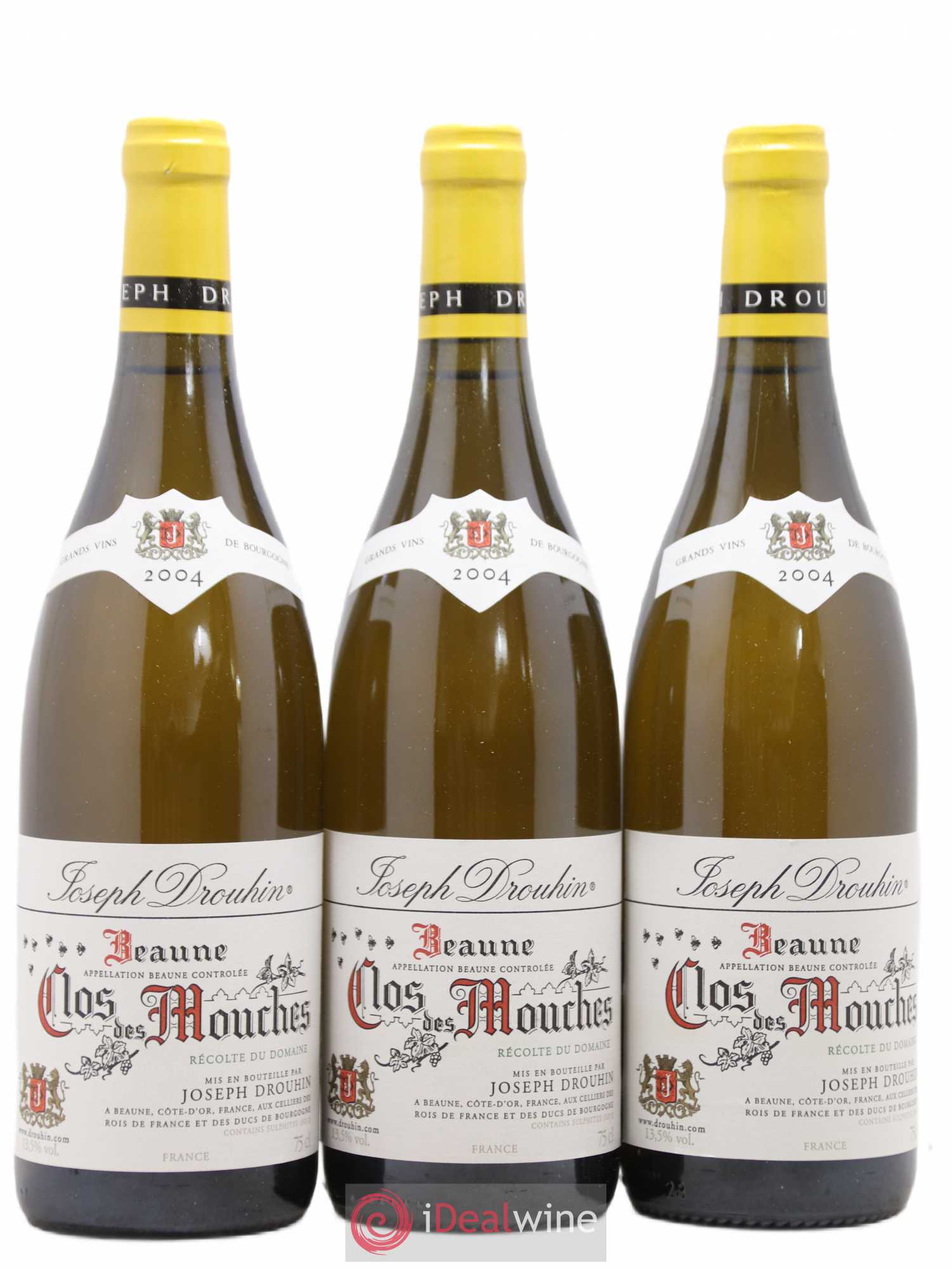Beaune 1er Cru Clos des Mouches Joseph Drouhin 2004 - Lot de 3 bouteilles - 0