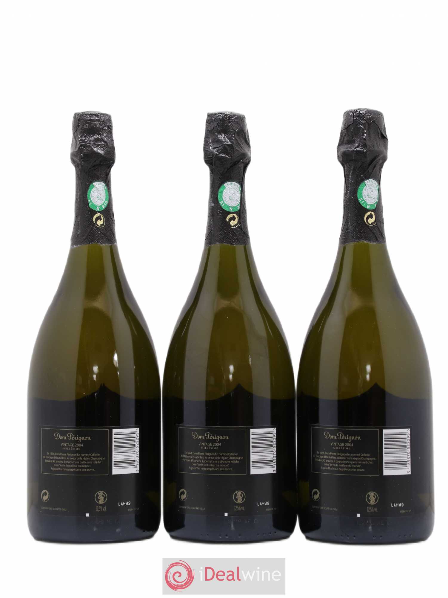 Brut Dom Pérignon 2004 - Lot de 3 bouteilles - 1